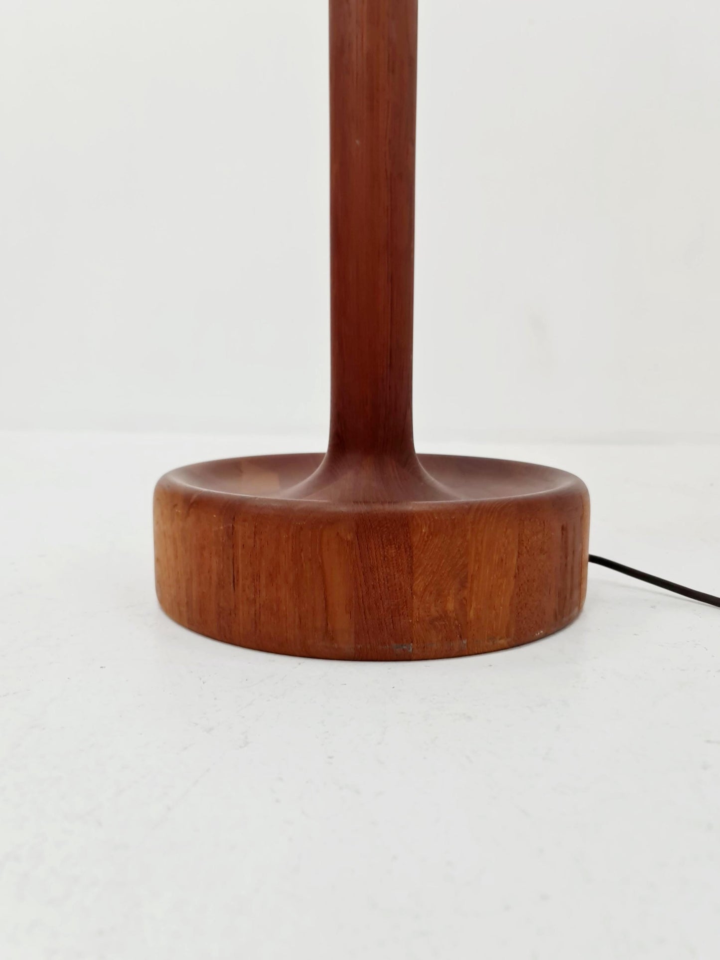 Rare Midcentury Danish floor lamp by KIRK solid teak, 1960s