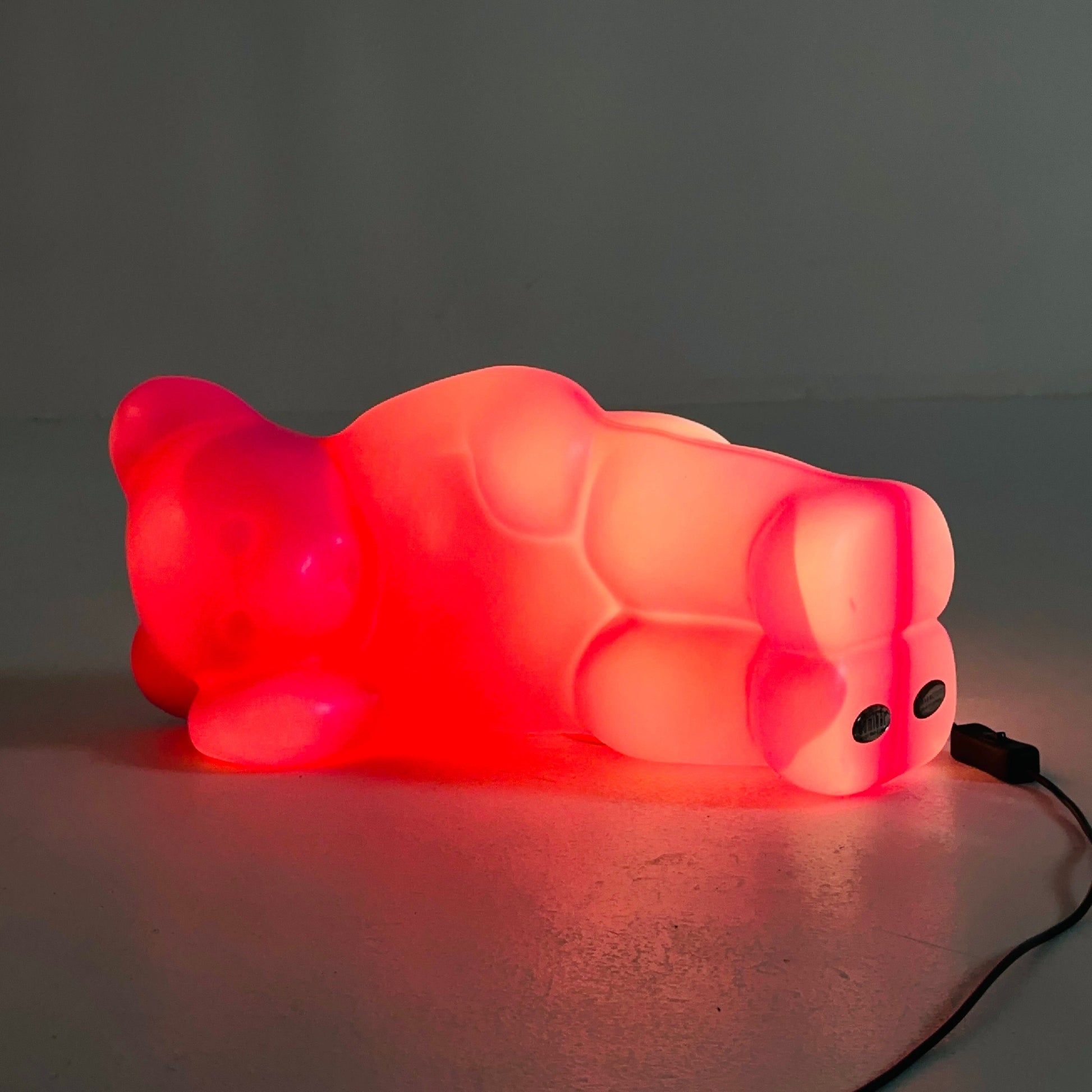 Rare Space Age Vintage German Lumibär Floor Lamp by Elmar Flötotto for Flötotto 1980