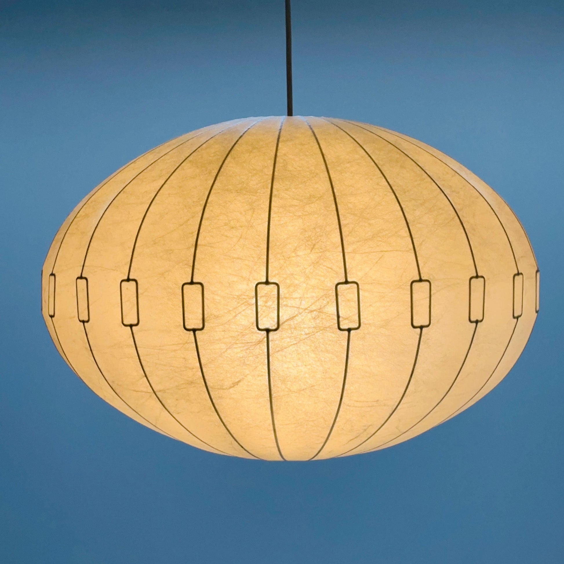 Big Space age pendant lamp by Designer Achille & Pier Giacomo Castiglioni : Bovezzo (Italy)