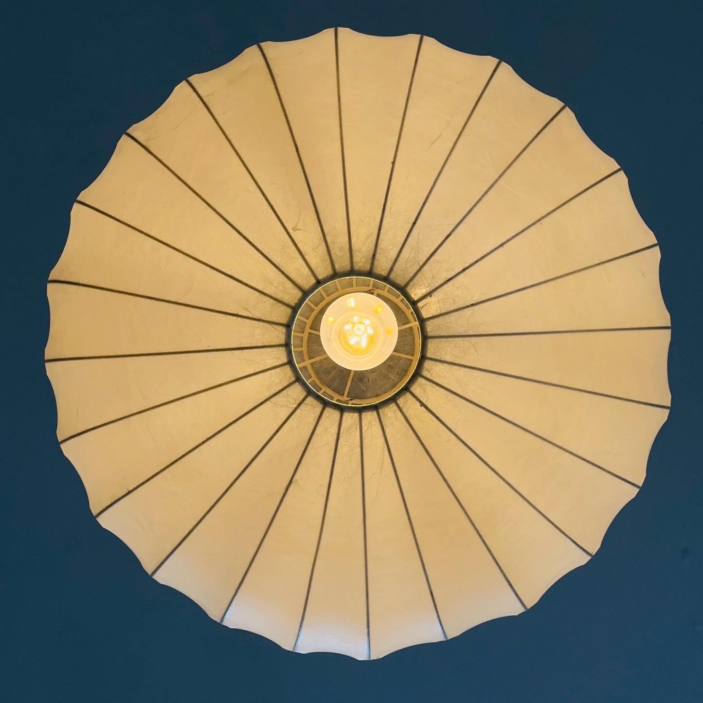 Big Space age pendant lamp by Designer Achille & Pier Giacomo Castiglioni : Bovezzo (Italy)