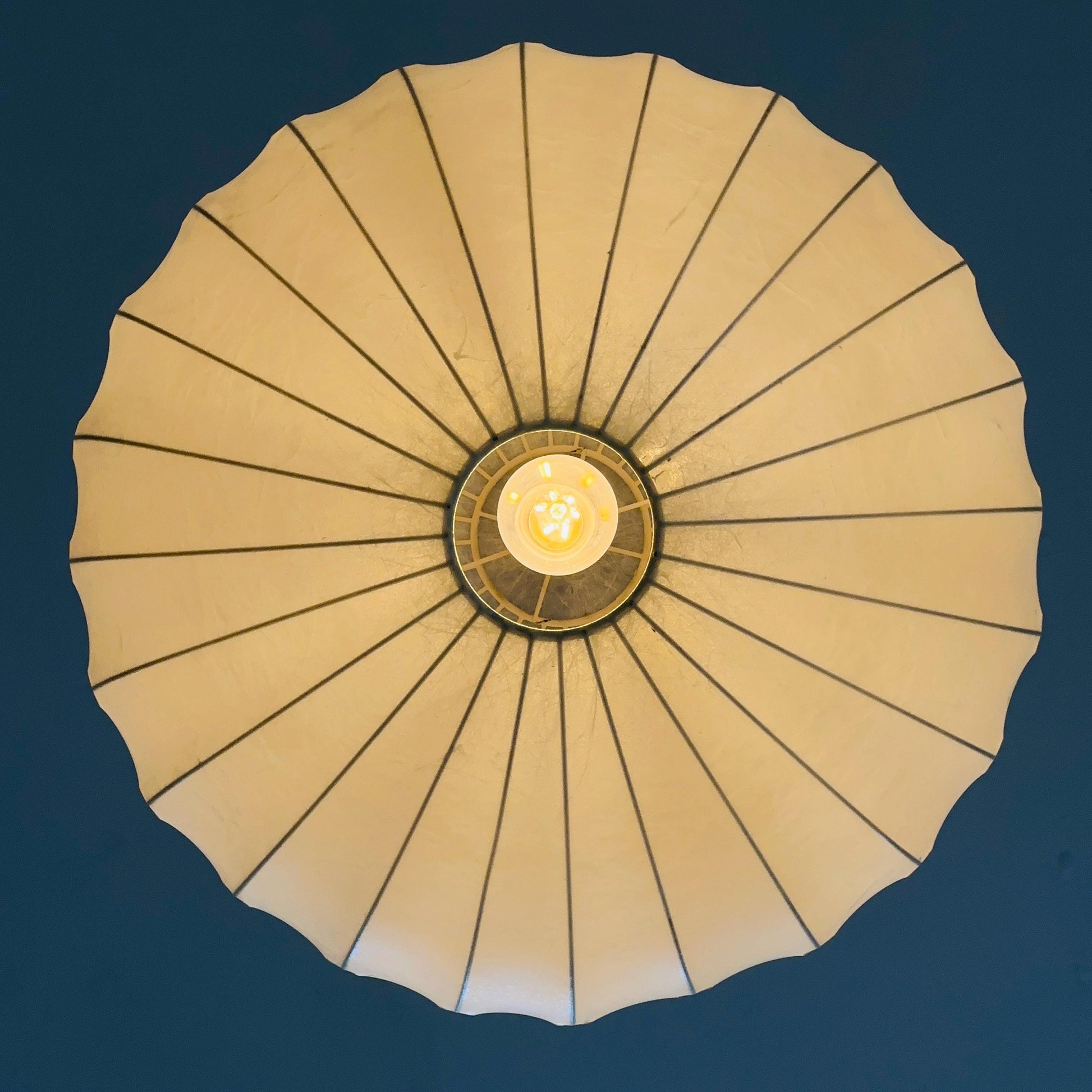 Big Space age pendant lamp by Designer Achille & Pier Giacomo Castiglioni : Bovezzo (Italy)