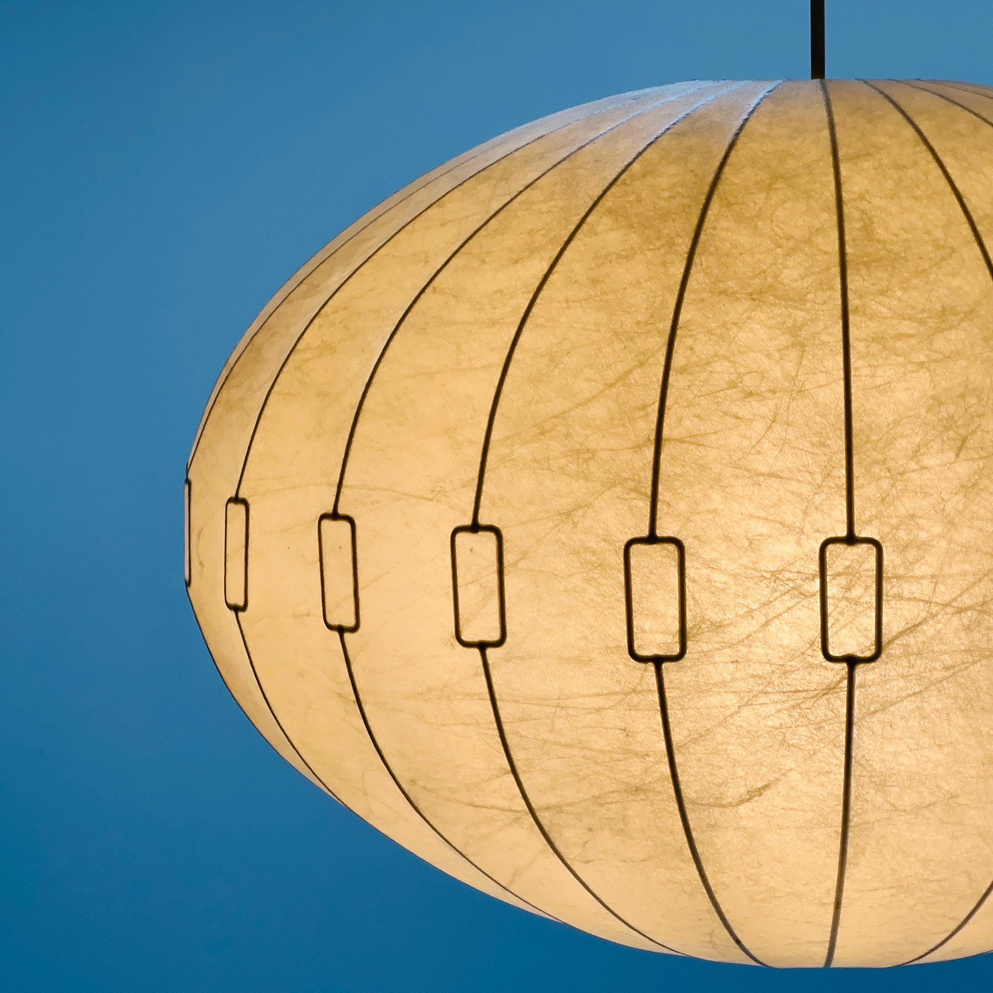 Big Space age pendant lamp by Designer Achille & Pier Giacomo Castiglioni : Bovezzo (Italy)