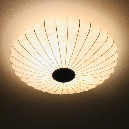 mid century ceiling lamp from the Cocoon series Designer Achille & Pier Giacomo Castiglioni : Bovezzo (Italy) 1970