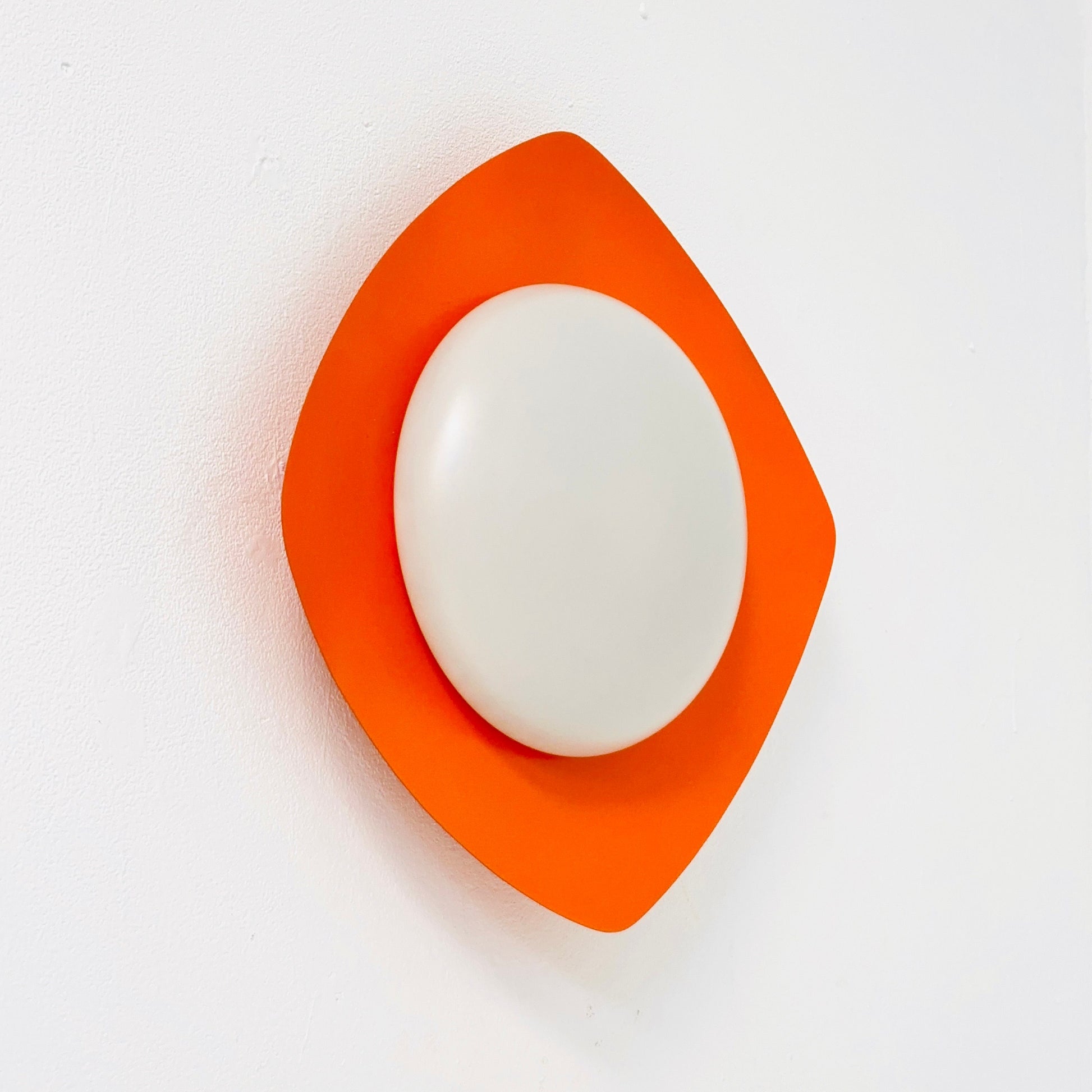 Large Space Age ceiling / wall lamp by Kaiser Leuchten, Germany, 1970s