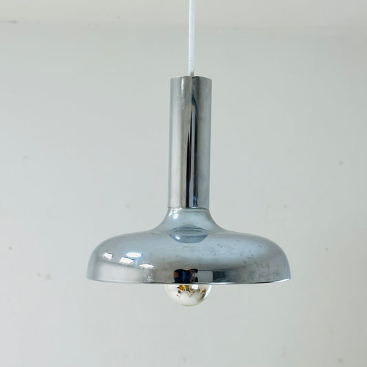 Mid century Chrome-plated metal pendant lamp, Germany 1960s