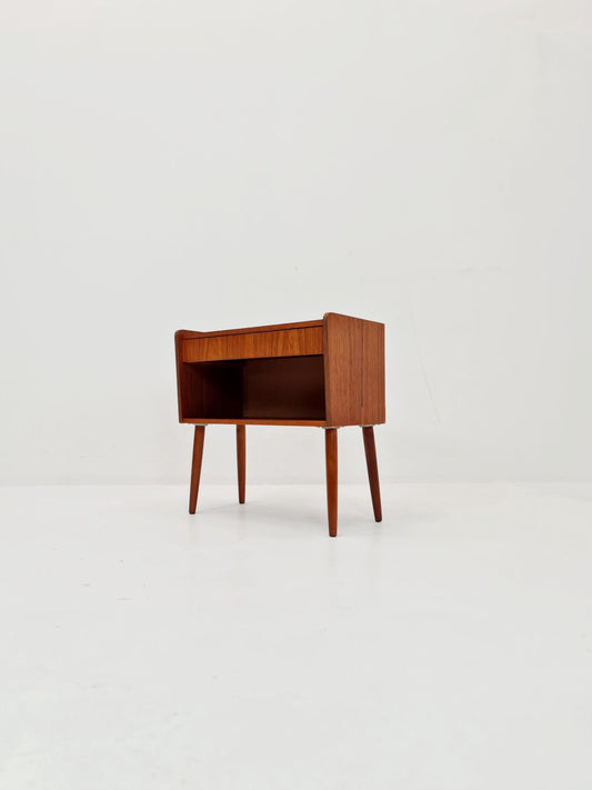 Danish Midcentury teak side tables/ Bedside tables, 1960s