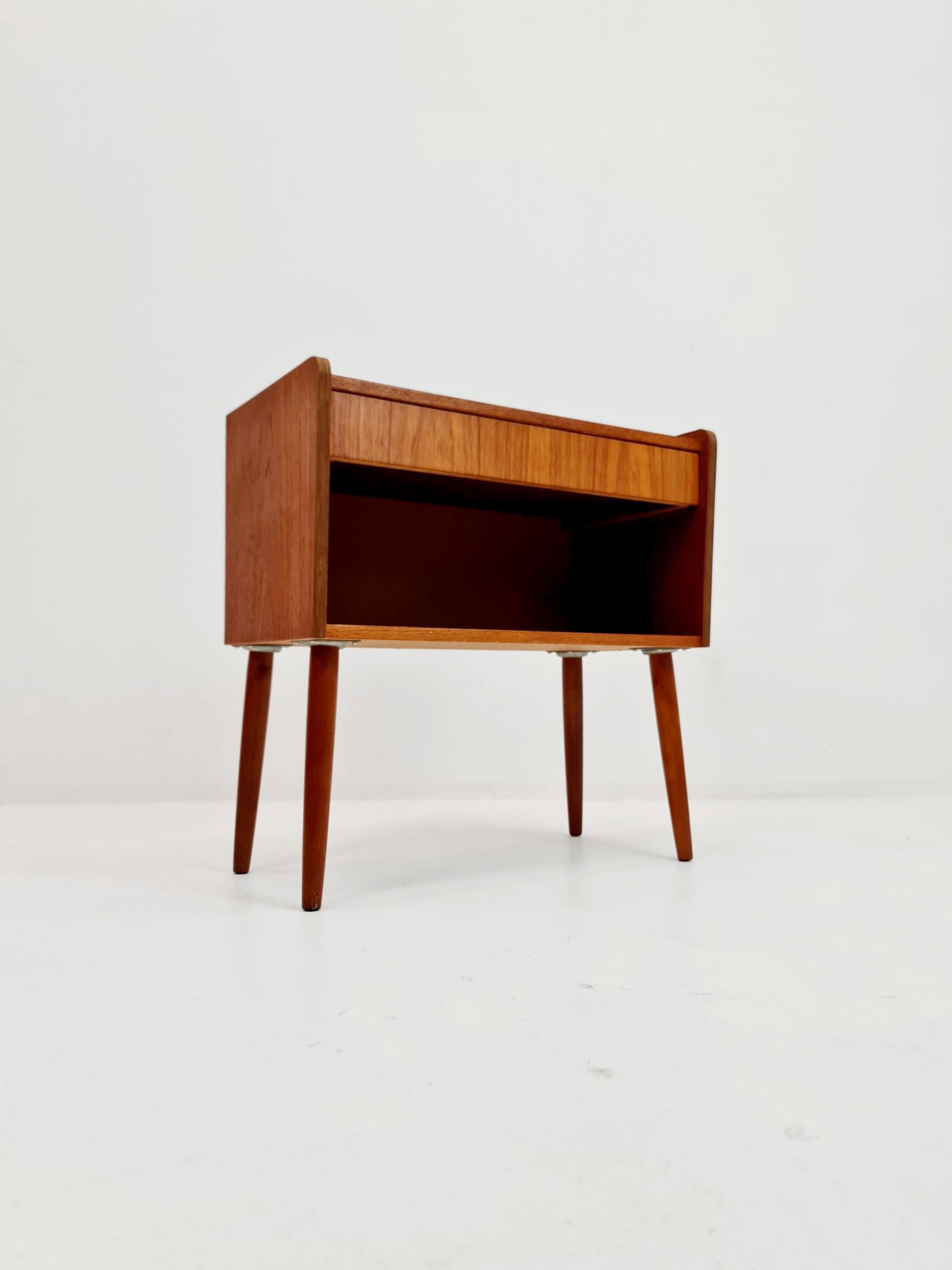 Danish Midcentury teak side tables/ Bedside tables, 1960s