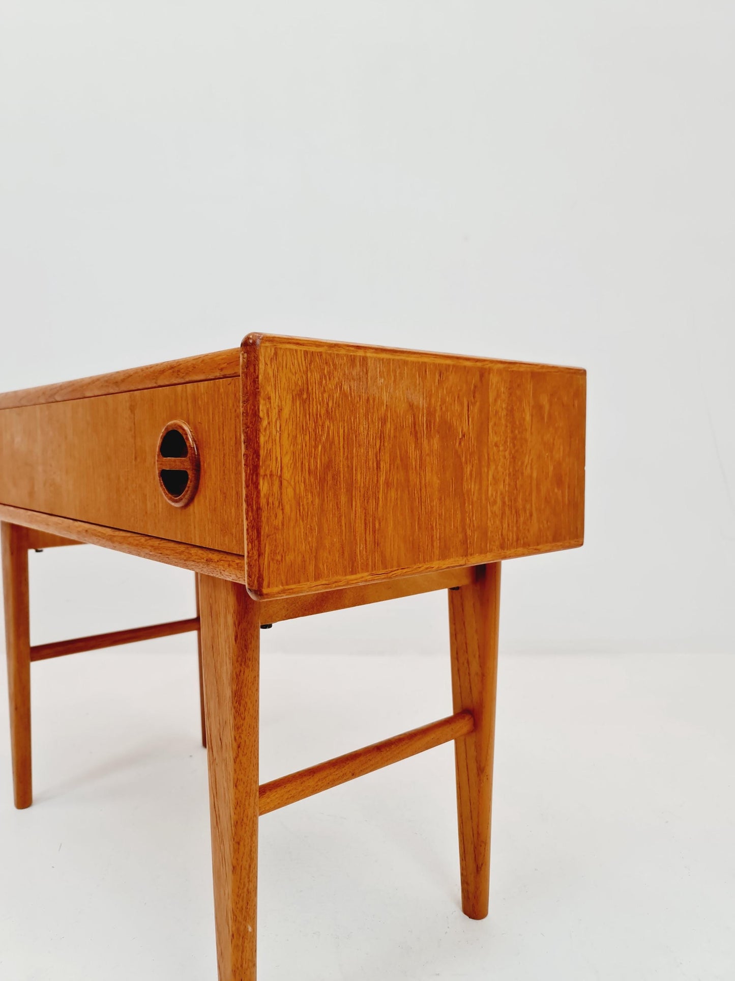 Midcentury Carlström & Co Teak Vintage Side table/ Bedside table/ Night stand straight from the sixties