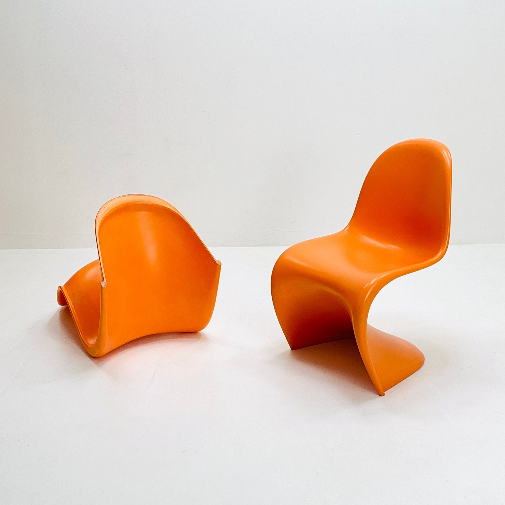 Set of 2 Space Age chairs by Verner Panton for Fehlbaum production , 1970s