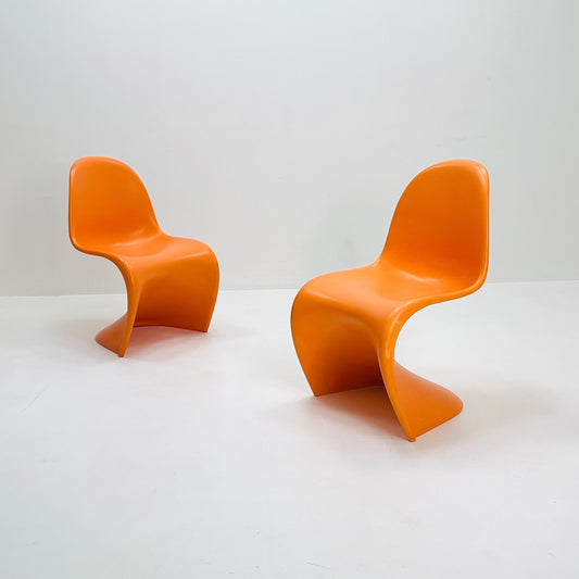 Set of 2 Space Age chairs by Verner Panton for Fehlbaum production , 1970s