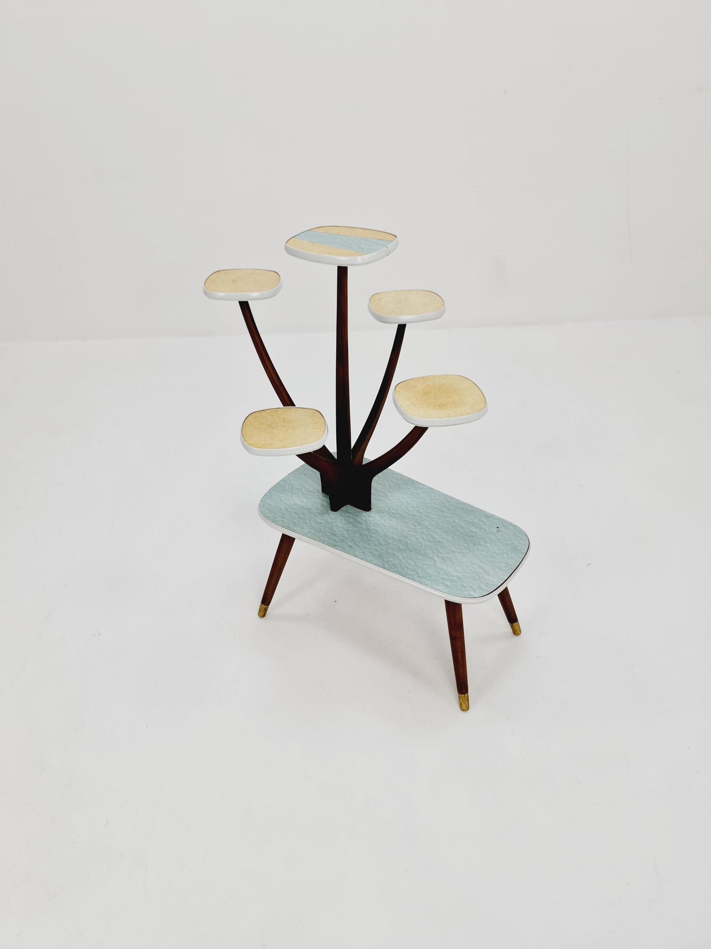 German Plant Stand, Vintage Mid-Century Minimalist Indoor flower table, 1960s