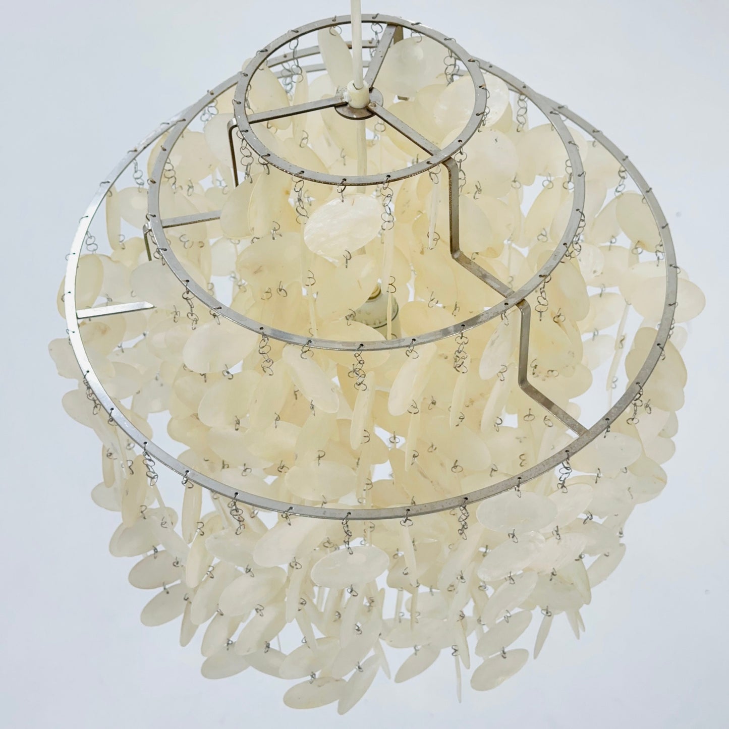 Mid century Chandelier FUN 1DM by Verner Panton for Lüber Switzerland 1960s