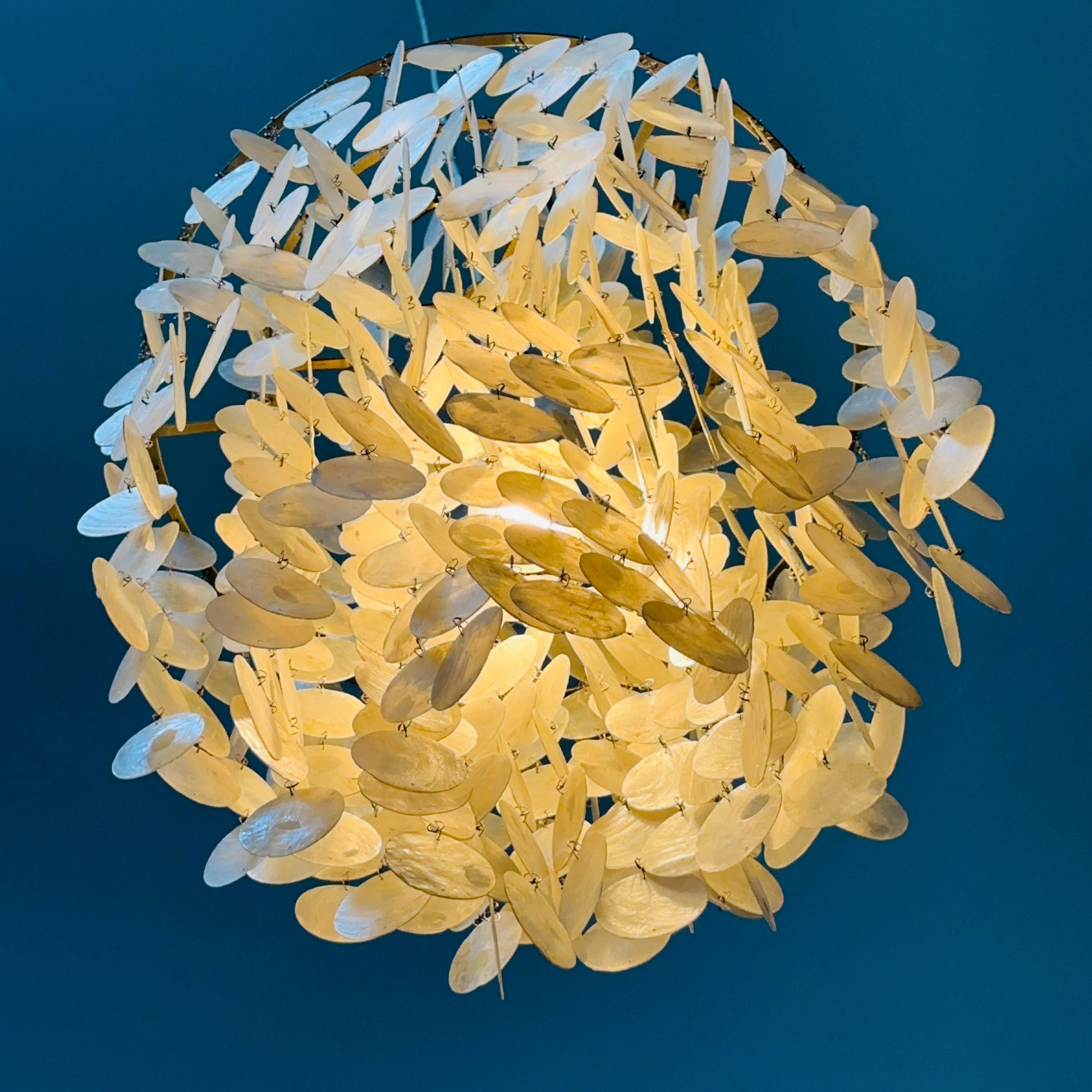 Mid century Chandelier FUN 1DM by Verner Panton for Lüber Switzerland 1960s