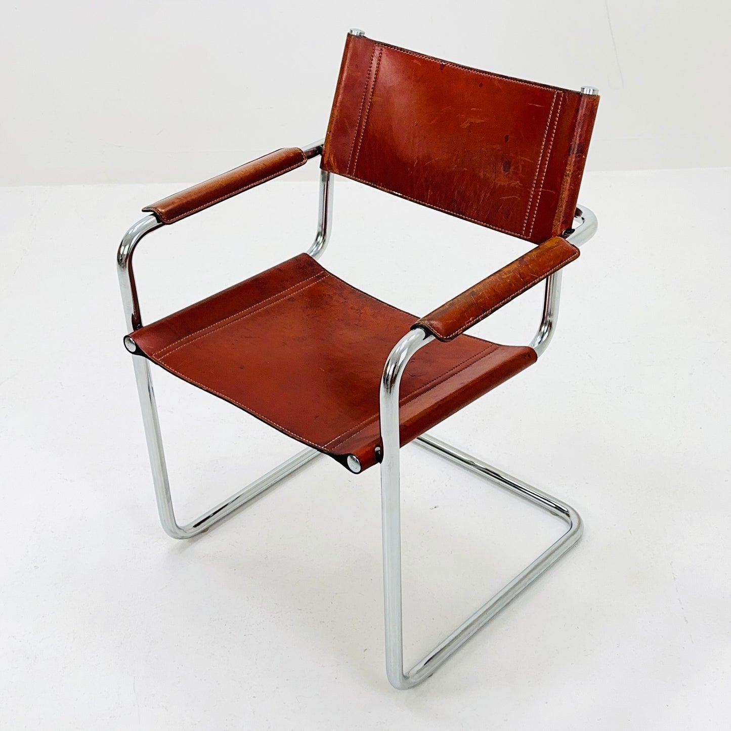 Model MG5 Centro Studi desk chair by Mart Stam & Marcel Breuer for Matteo Grassi, 1970s