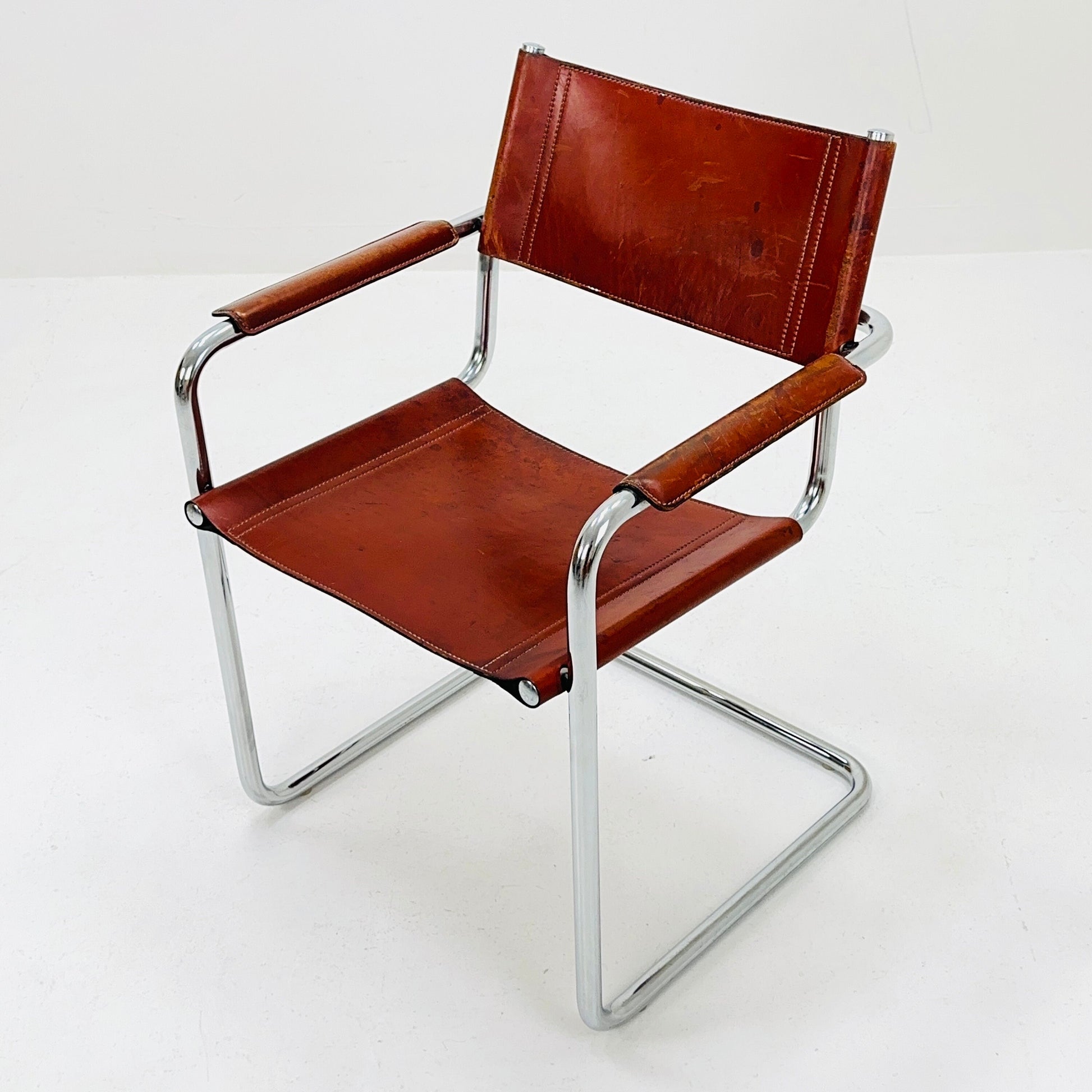 Model MG5 Centro Studi desk chair by Mart Stam & Marcel Breuer for Matteo Grassi, 1970s