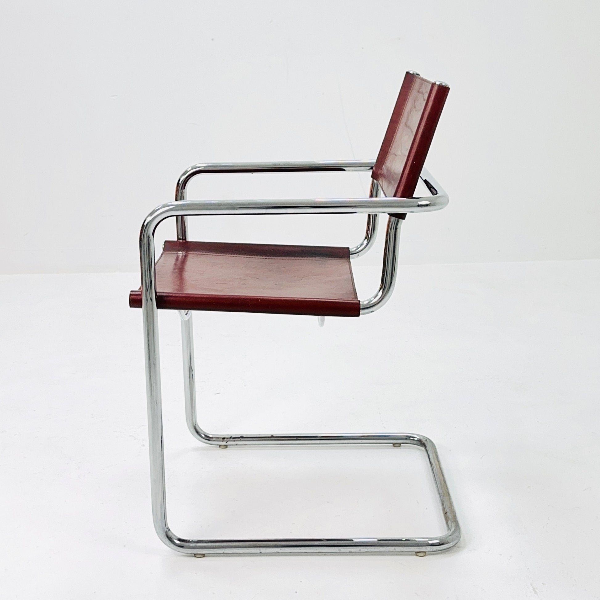 Model MG5 Centro Studi desk chair by Mart Stam & Marcel Breuer for Matteo Grassi, 1970s