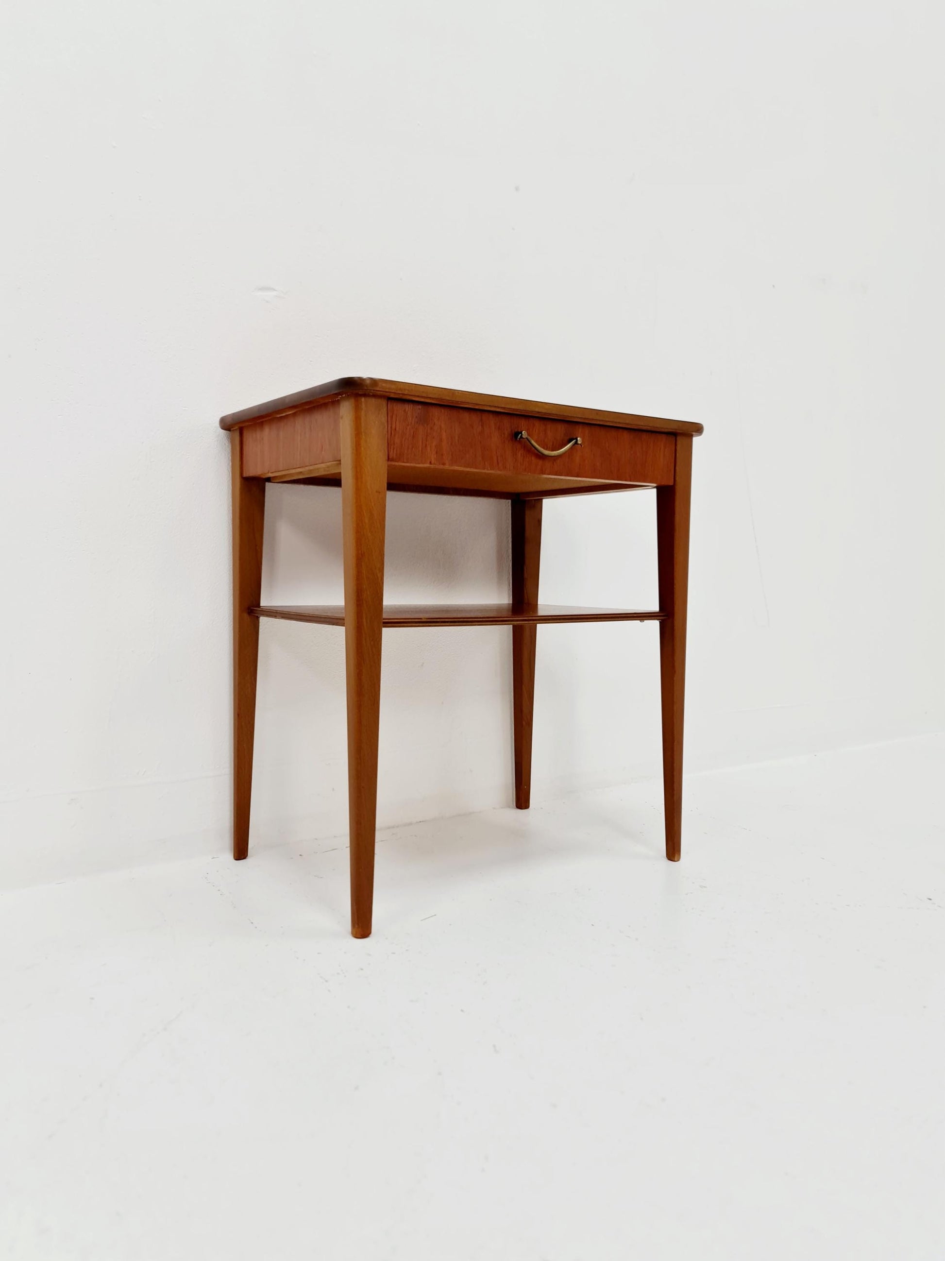 Danish Midcentury teak side tables/ Bedside tables, 1960s