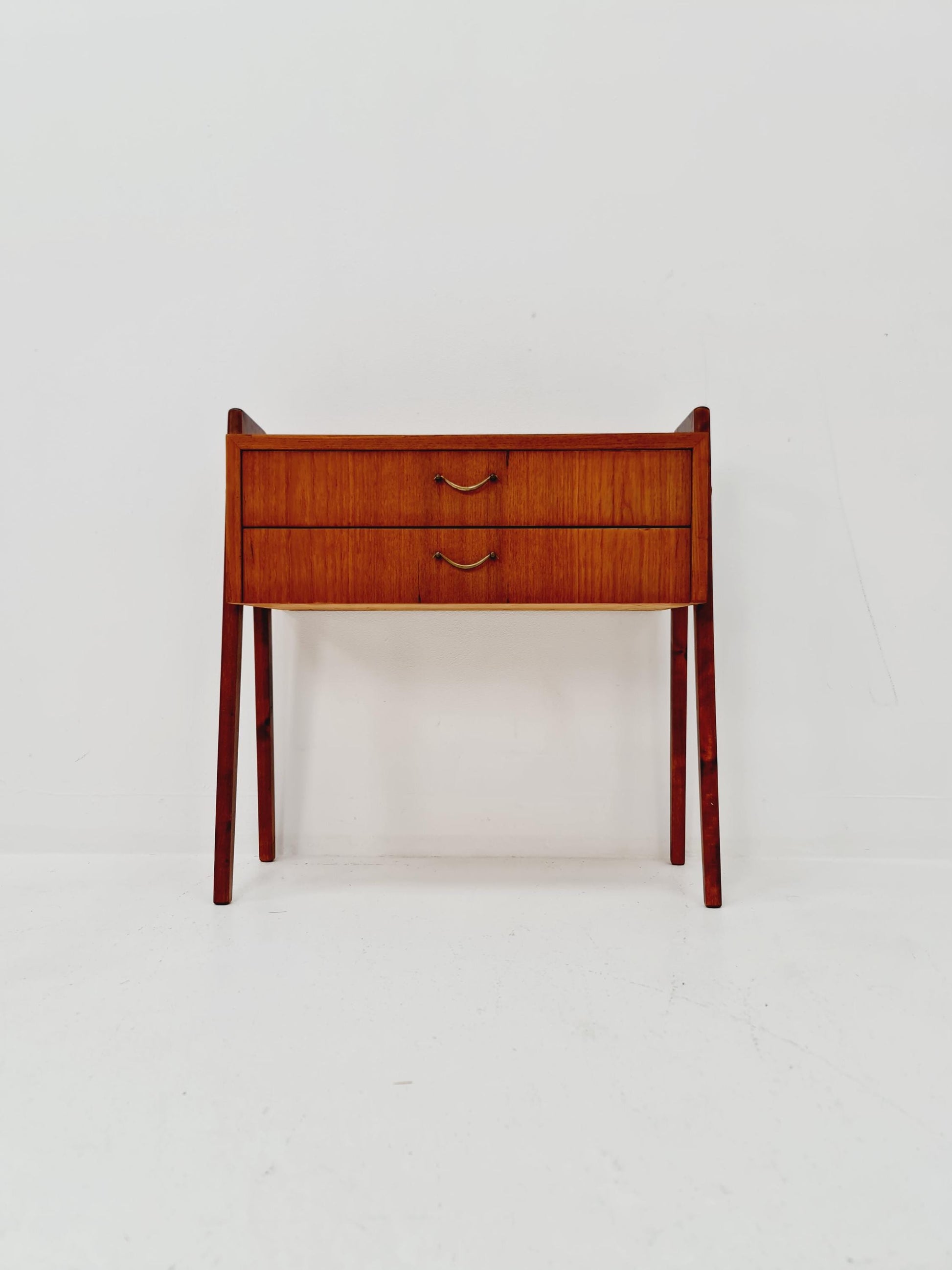 Midcentury Scandinavian Teak vintage Side table/ hallway/ Night stand, 1960s