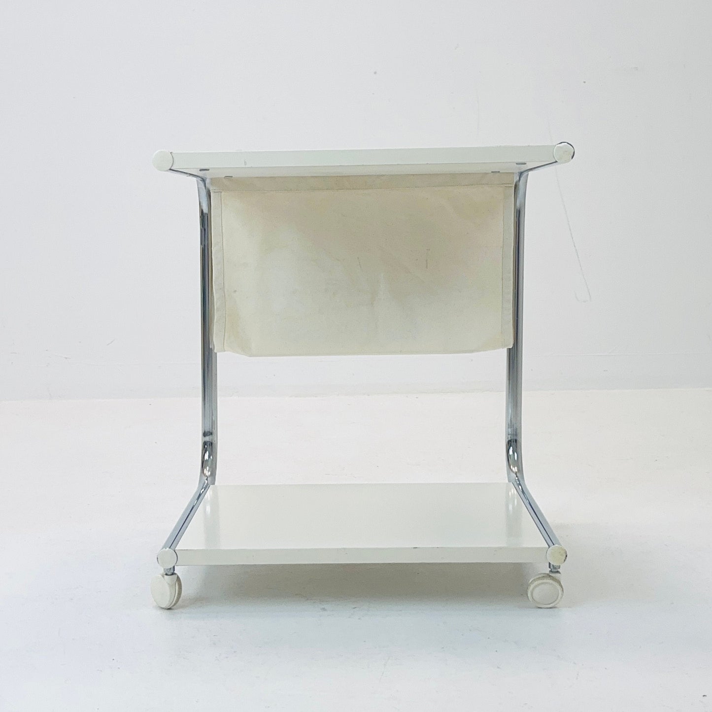 Mid century side table - on rolls by Thomas Jelinek for IKEA Sweden 1980s