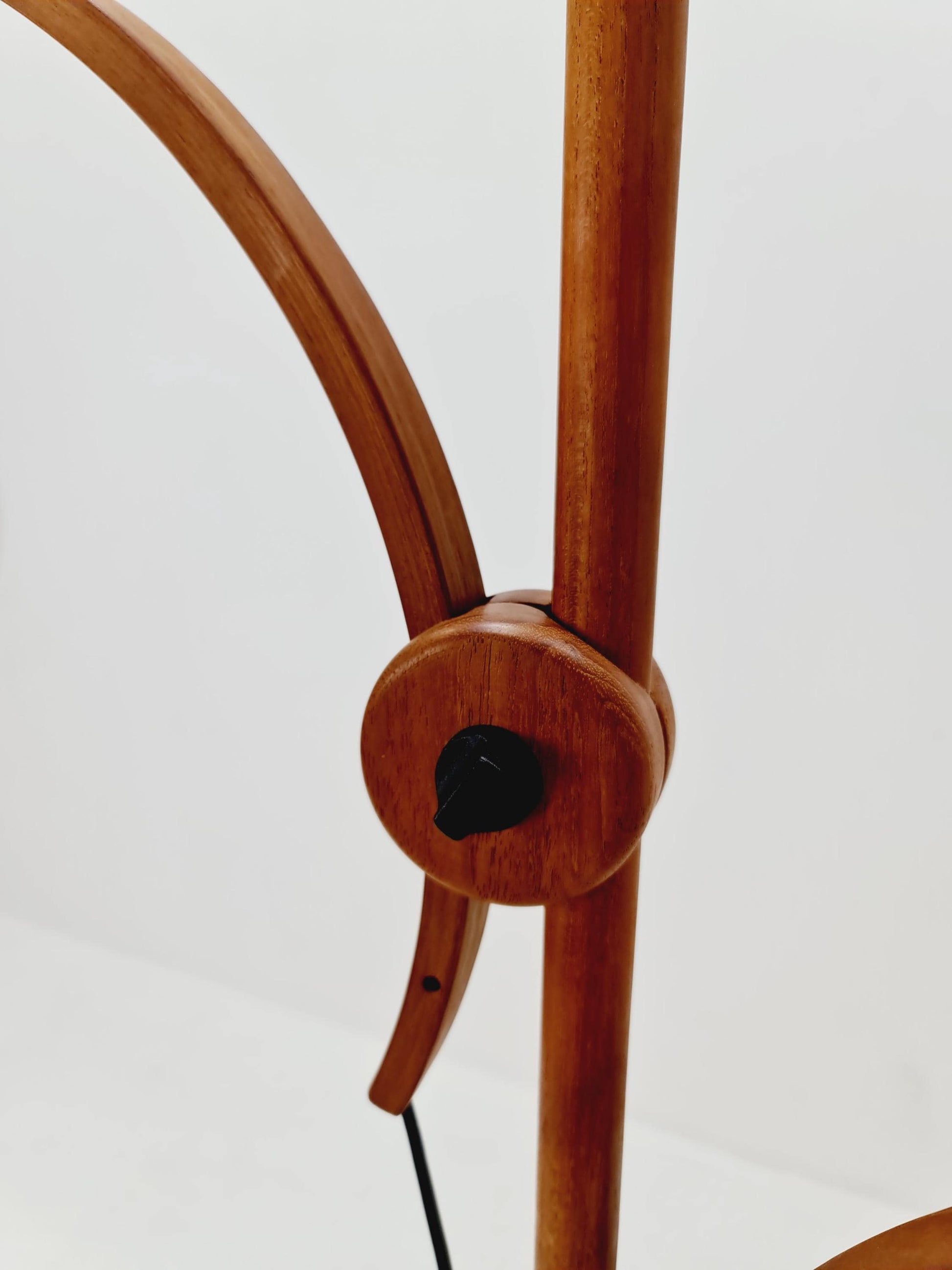 Vintage Danish Teak floor lamp by DOMUS 1970s