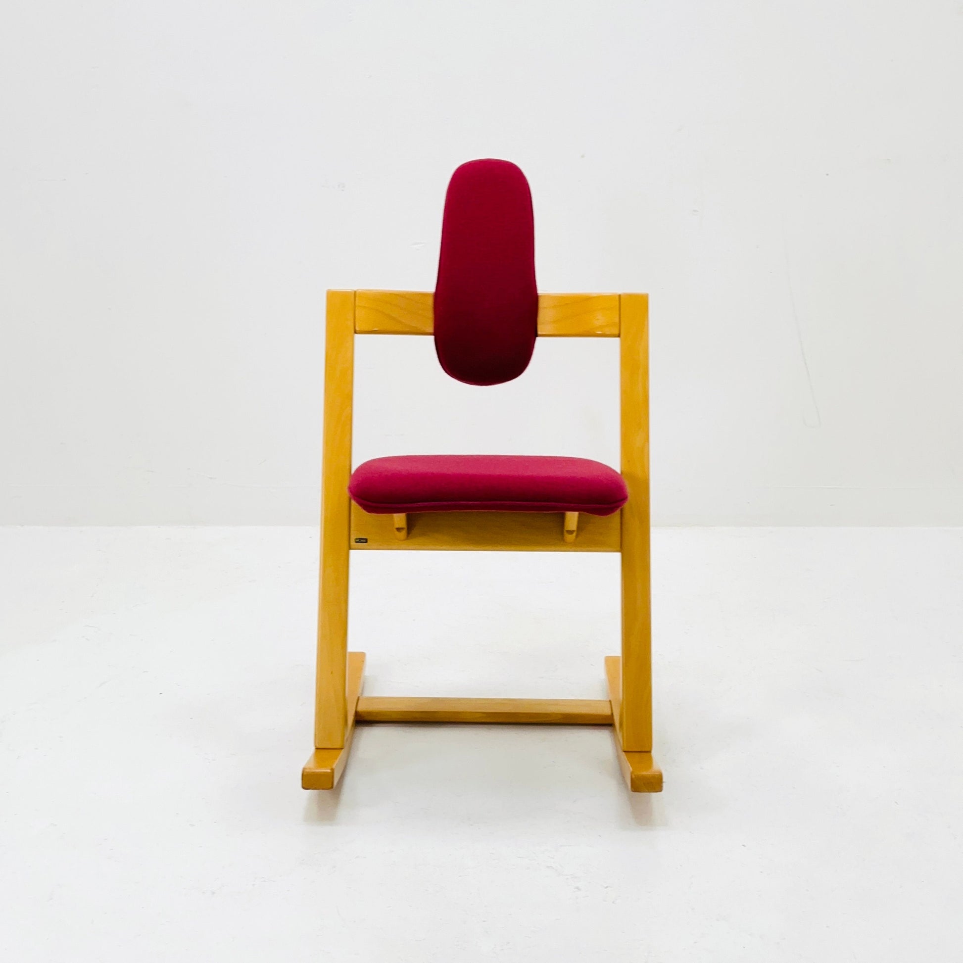 1970s Vintage Original Peter Opsvik for Stokke Teak Pendulum Balance Chair, 1980s ,Norway