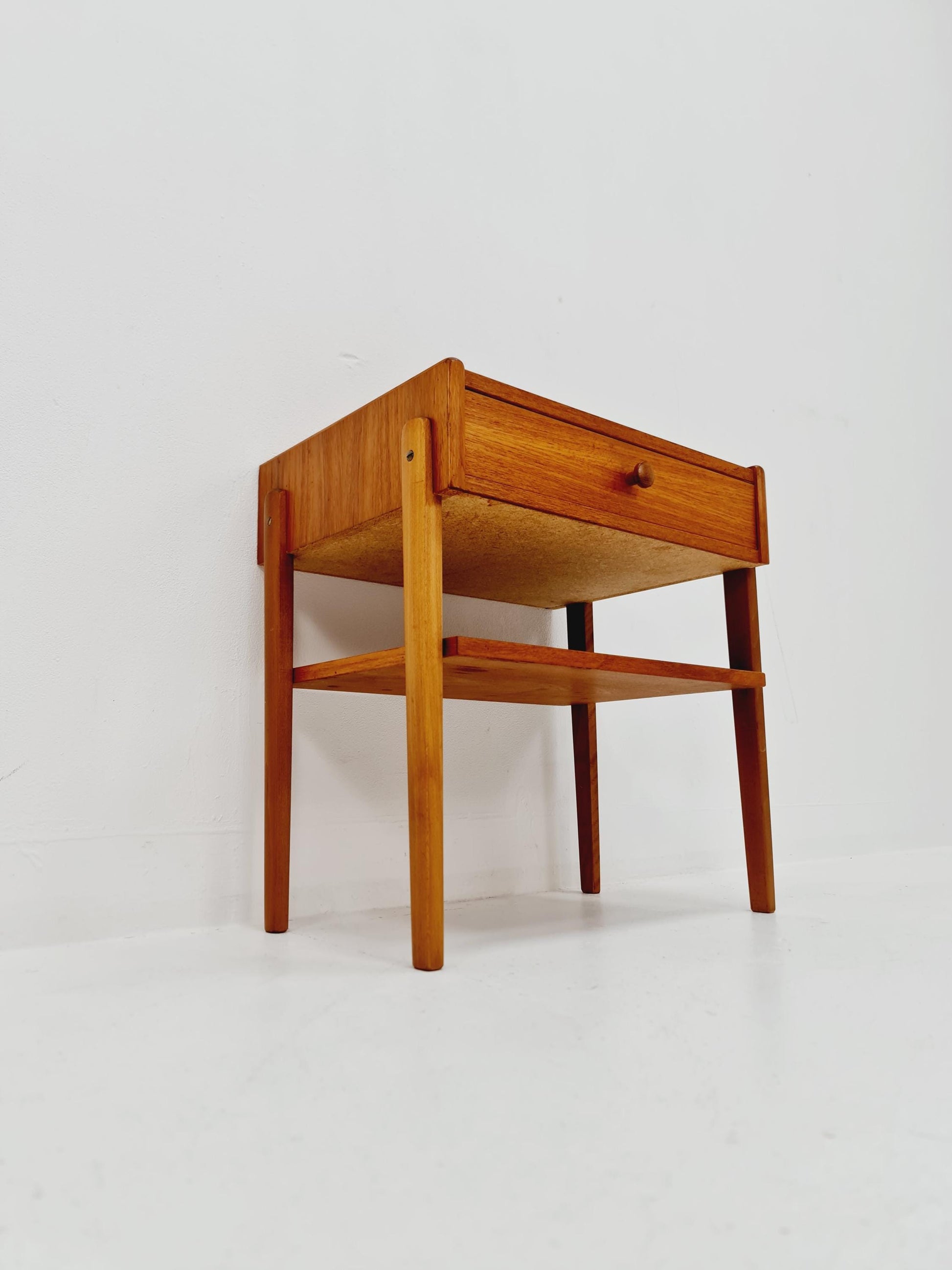 Danish Midcentury teak side tables/ Bedside tables, 1960s