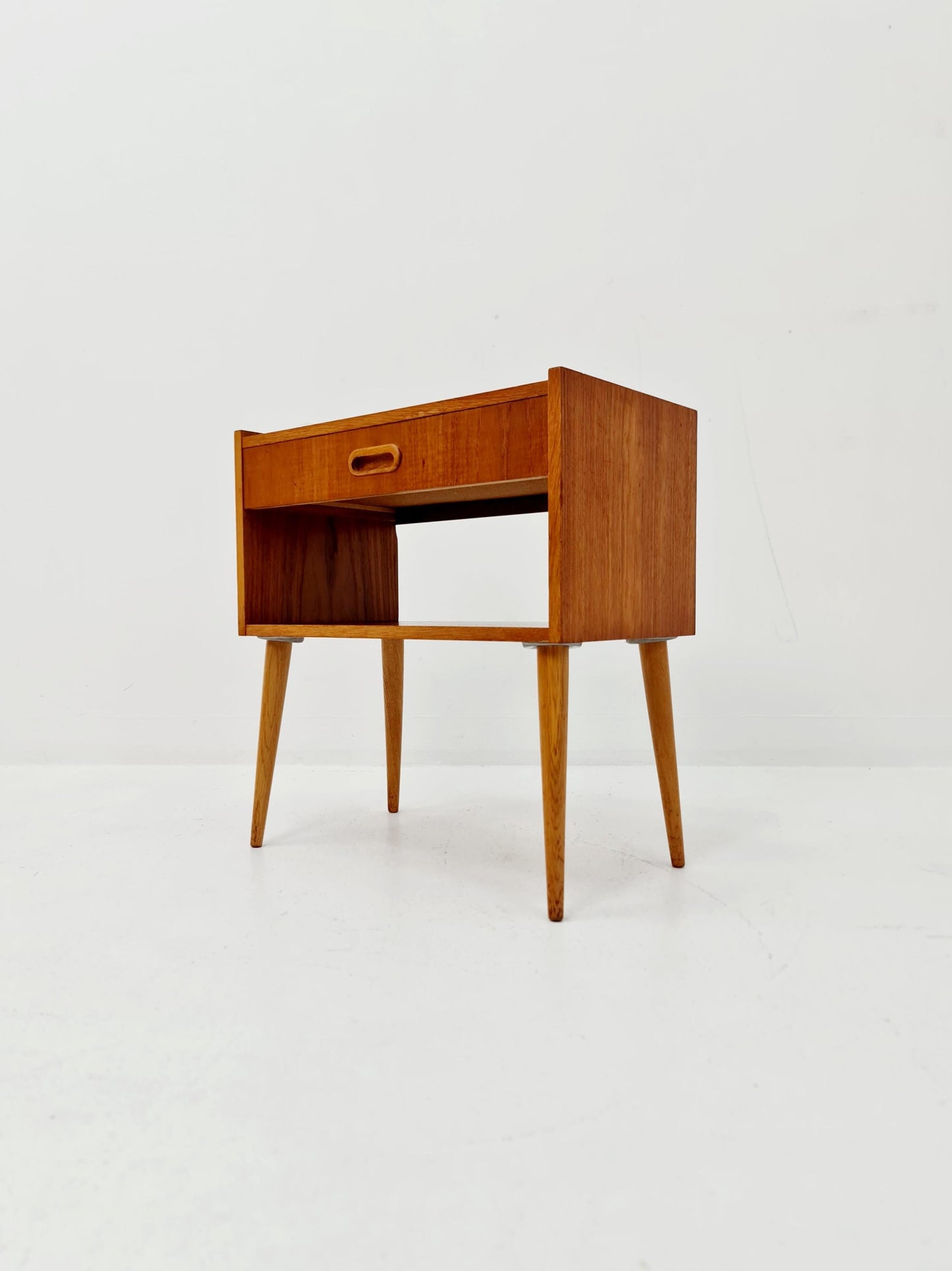Danish Midcentury teak side tables/ Bedside tables, 1960s