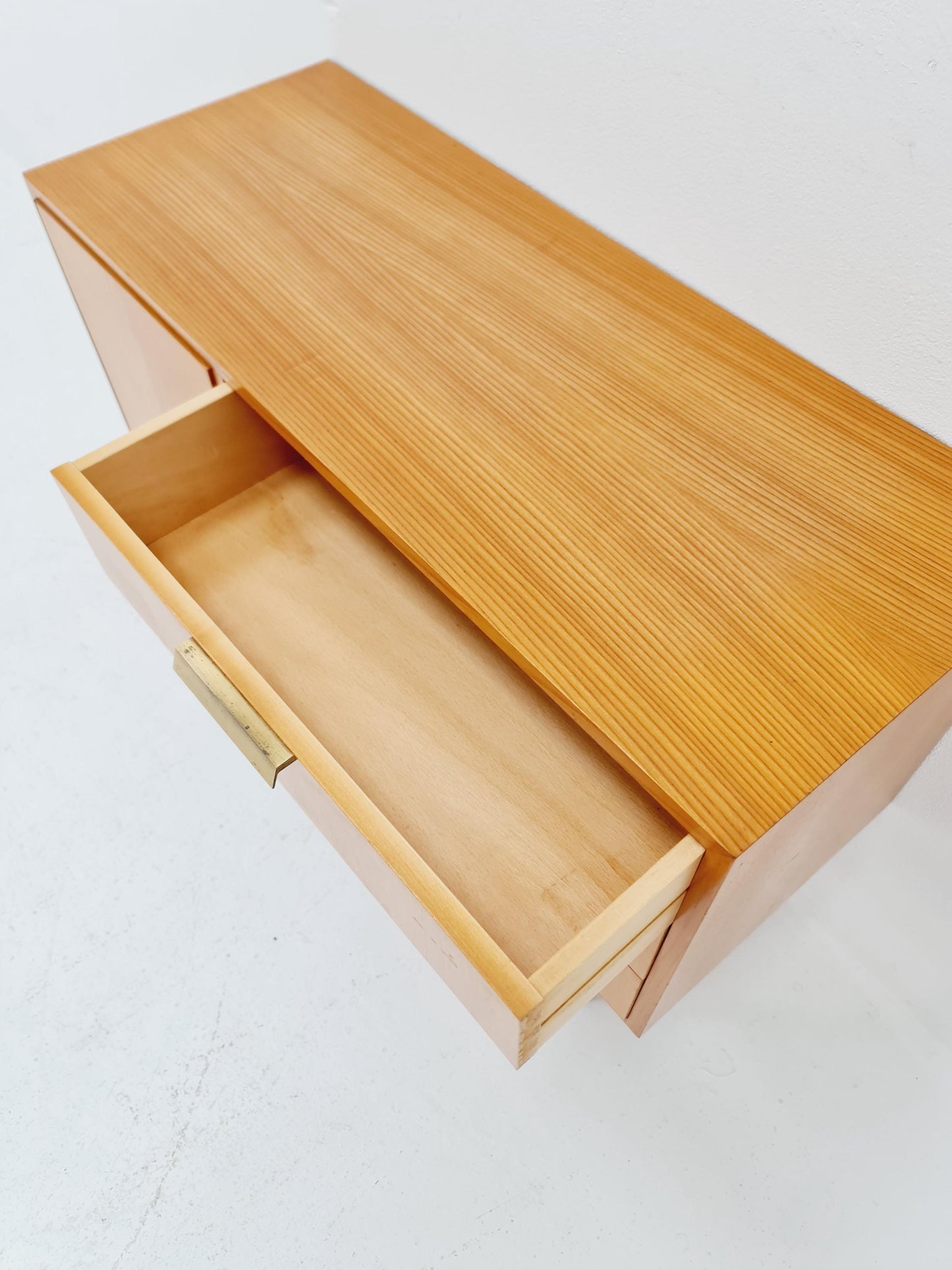 German mid-century ash small sideboard /side table By verrlux , 1950s