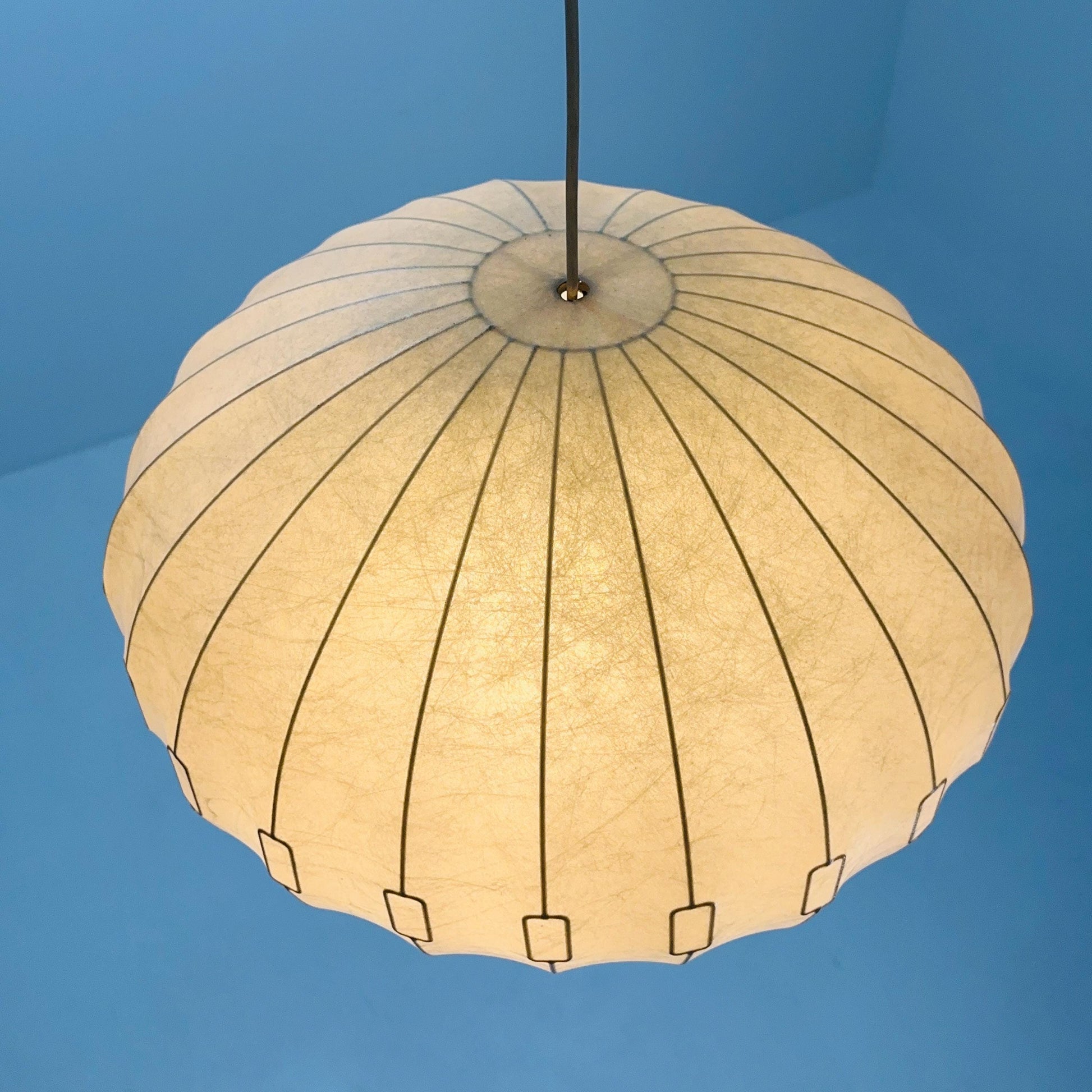 Big Space age pendant lamp by Designer Achille & Pier Giacomo Castiglioni : Bovezzo (Italy)
