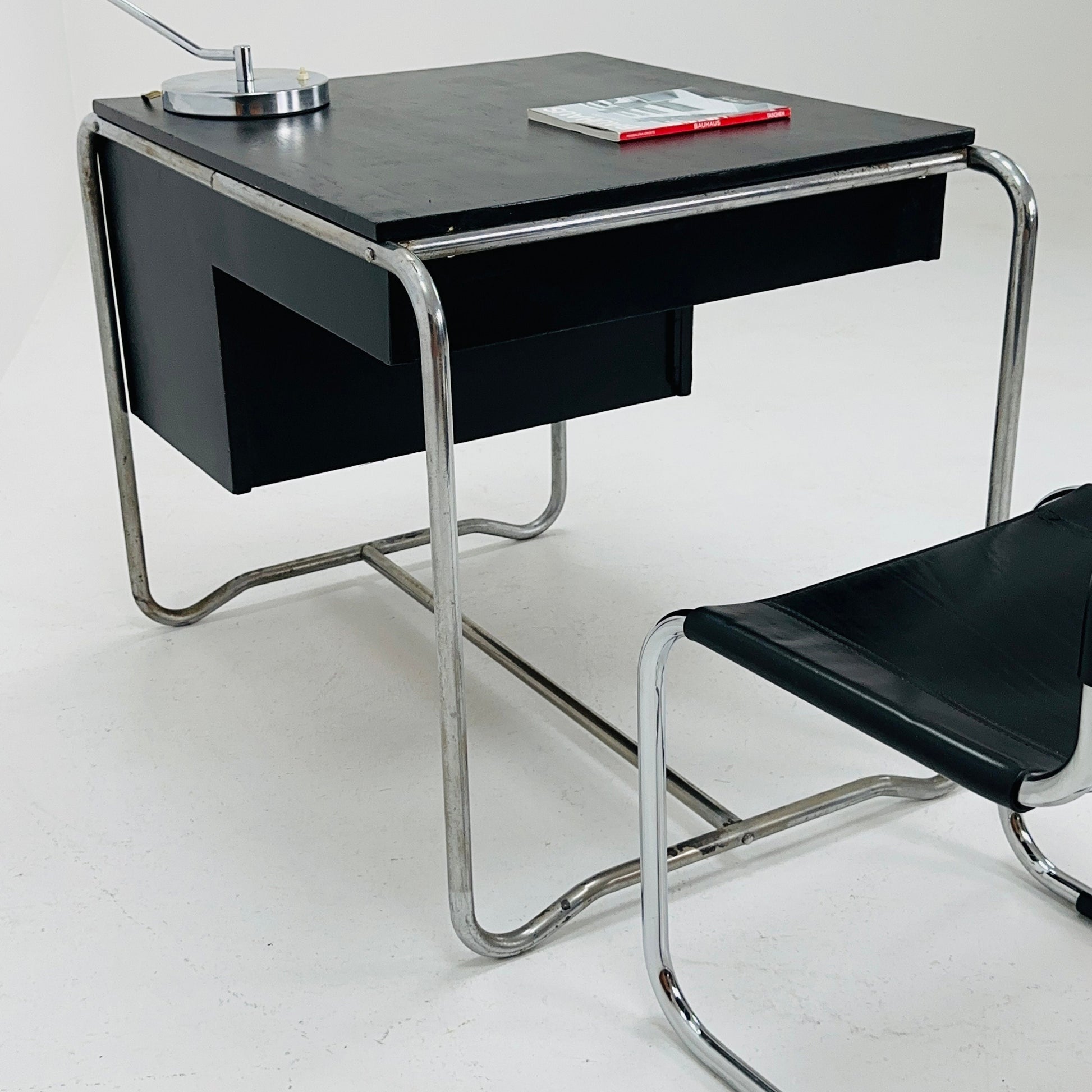Mid century Bauhaus Tublar desk for mart stam & Marcel Brauer by Thonet 1930s