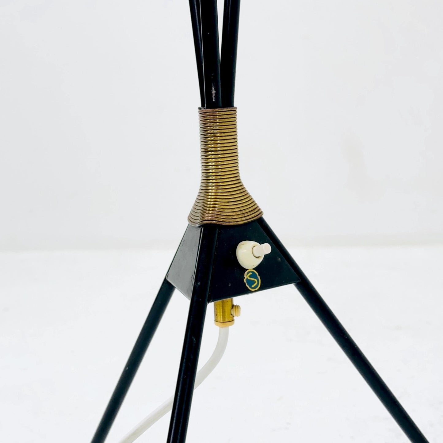 Mid century Danish cocoon floor lamp 1960s Denmark