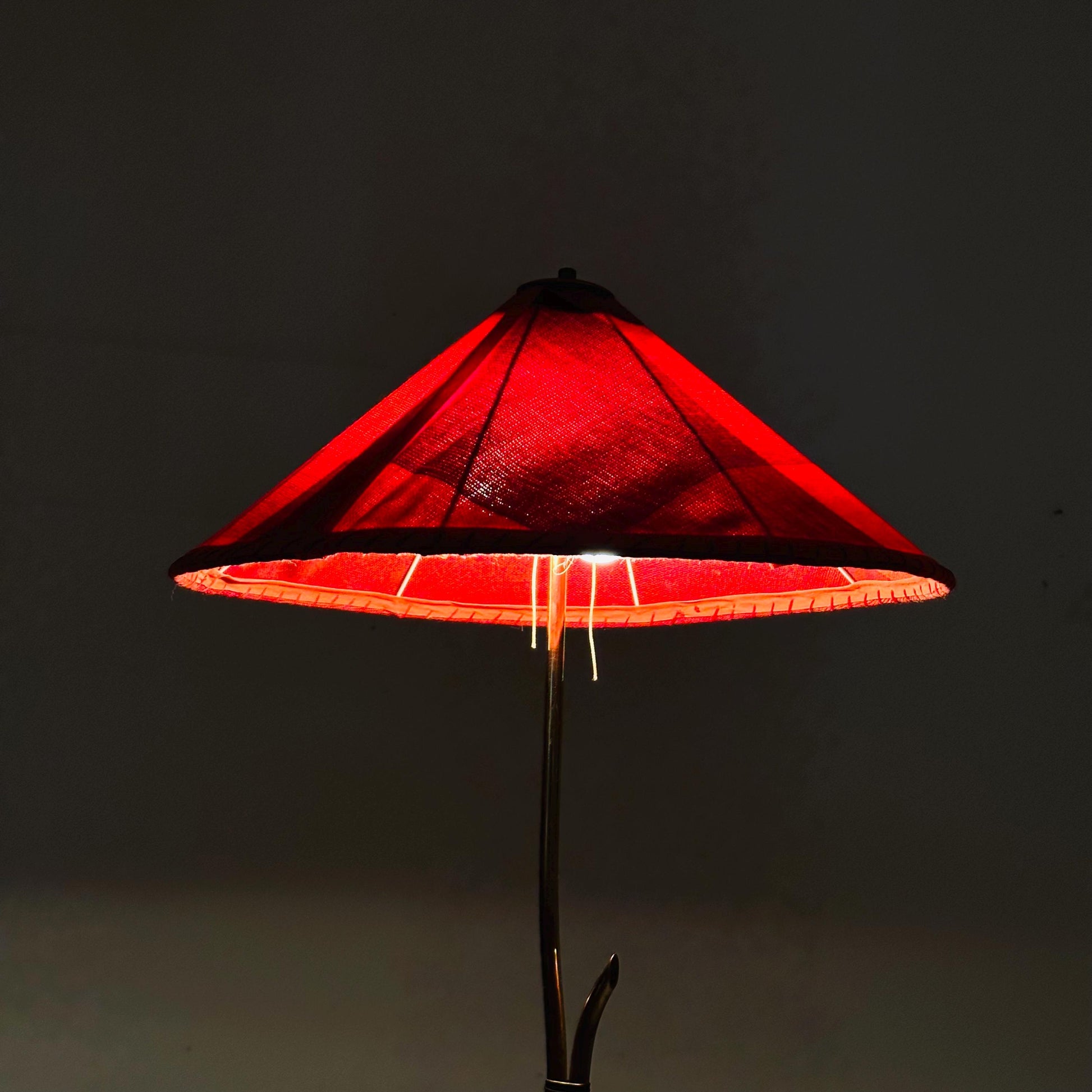 Mid century brass floor lamp 1960s Germany