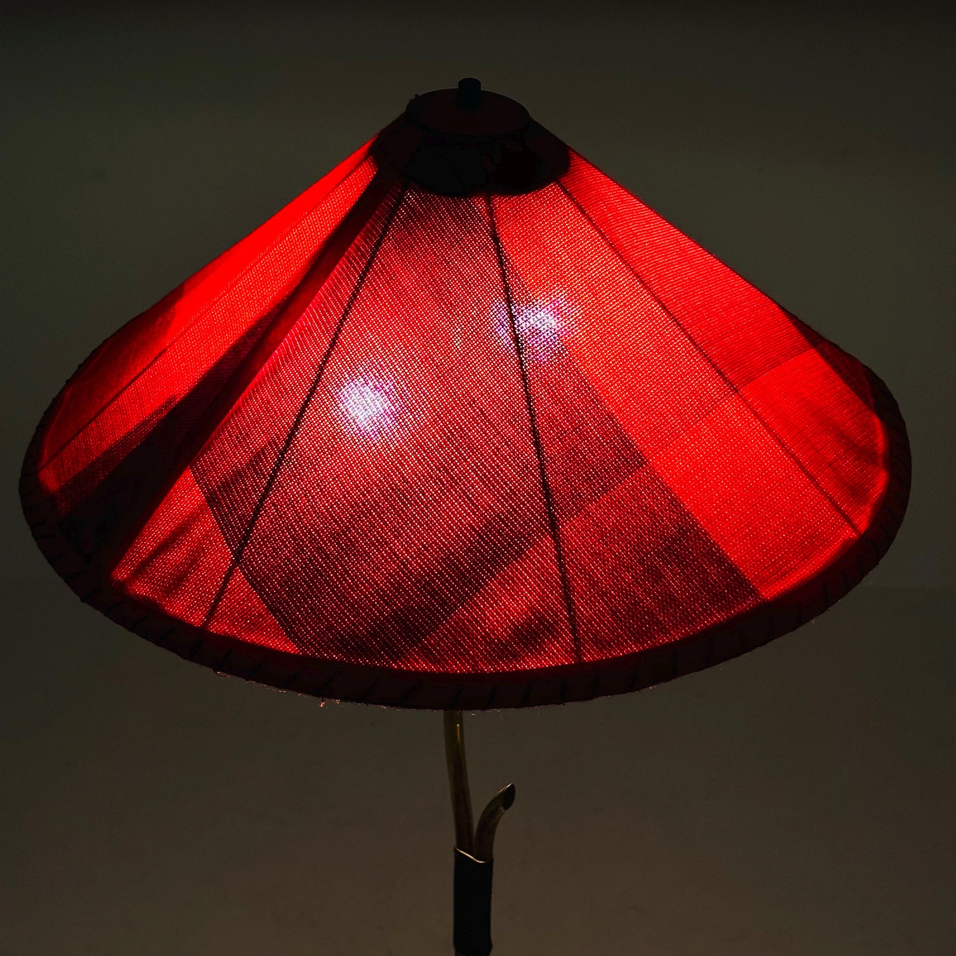 Mid century brass floor lamp 1960s Germany