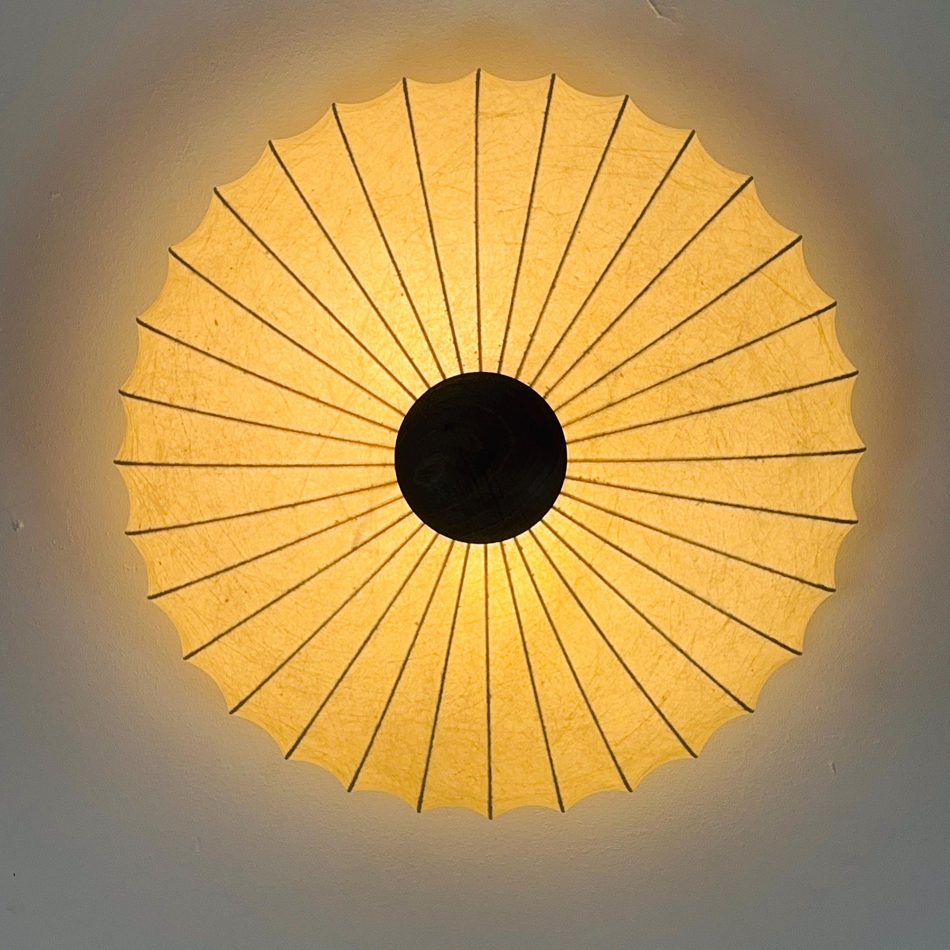 mid century ceiling lamp from the Cocoon series Designer Achille & Pier Giacomo Castiglioni : Bovezzo (Italy) 1970