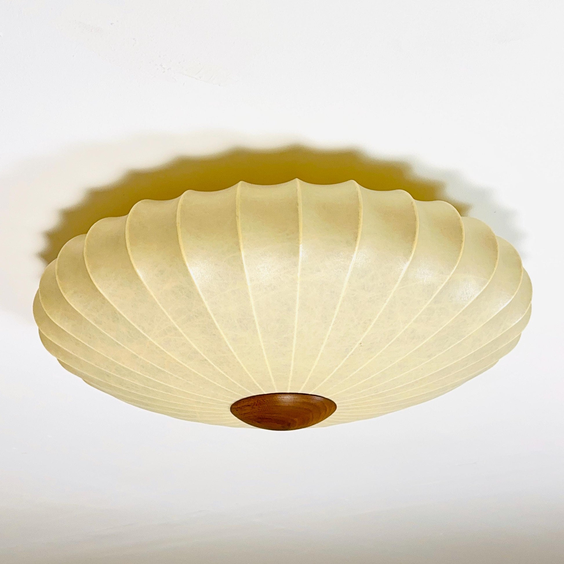mid century ceiling lamp from the Cocoon series Designer Achille & Pier Giacomo Castiglioni : Bovezzo (Italy) 1970