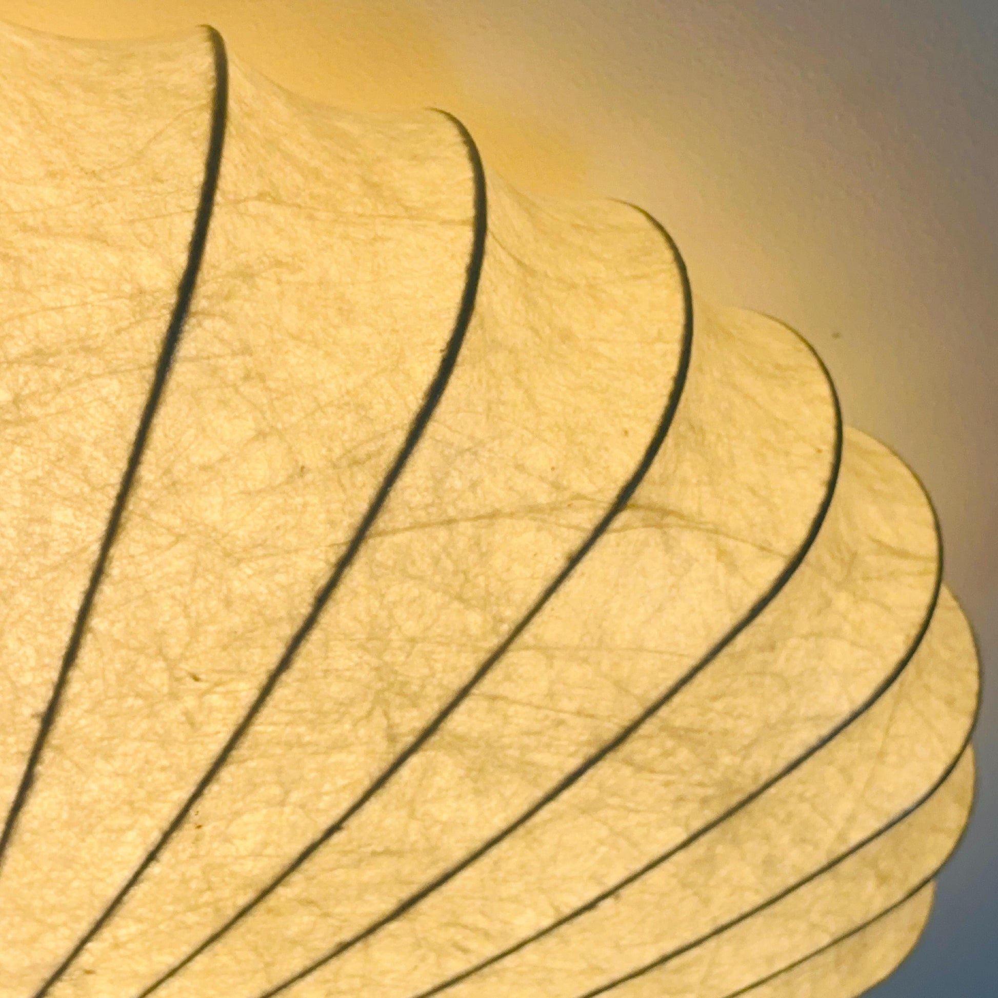 mid century ceiling lamp from the Cocoon series Designer Achille & Pier Giacomo Castiglioni : Bovezzo (Italy) 1970