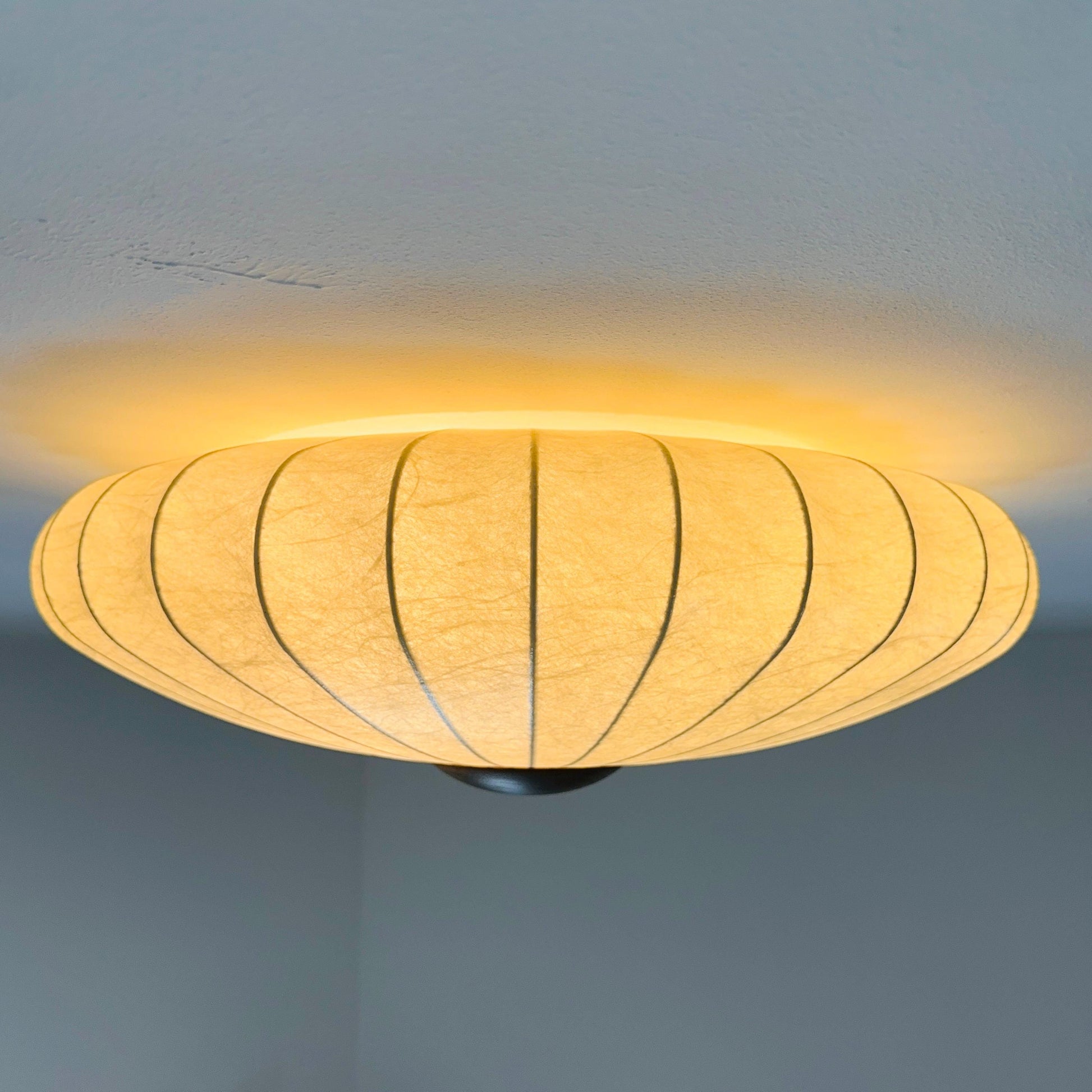 mid century ceiling lamp from the Cocoon series Designer Achille & Pier Giacomo Castiglioni : Bovezzo (Italy) 1970