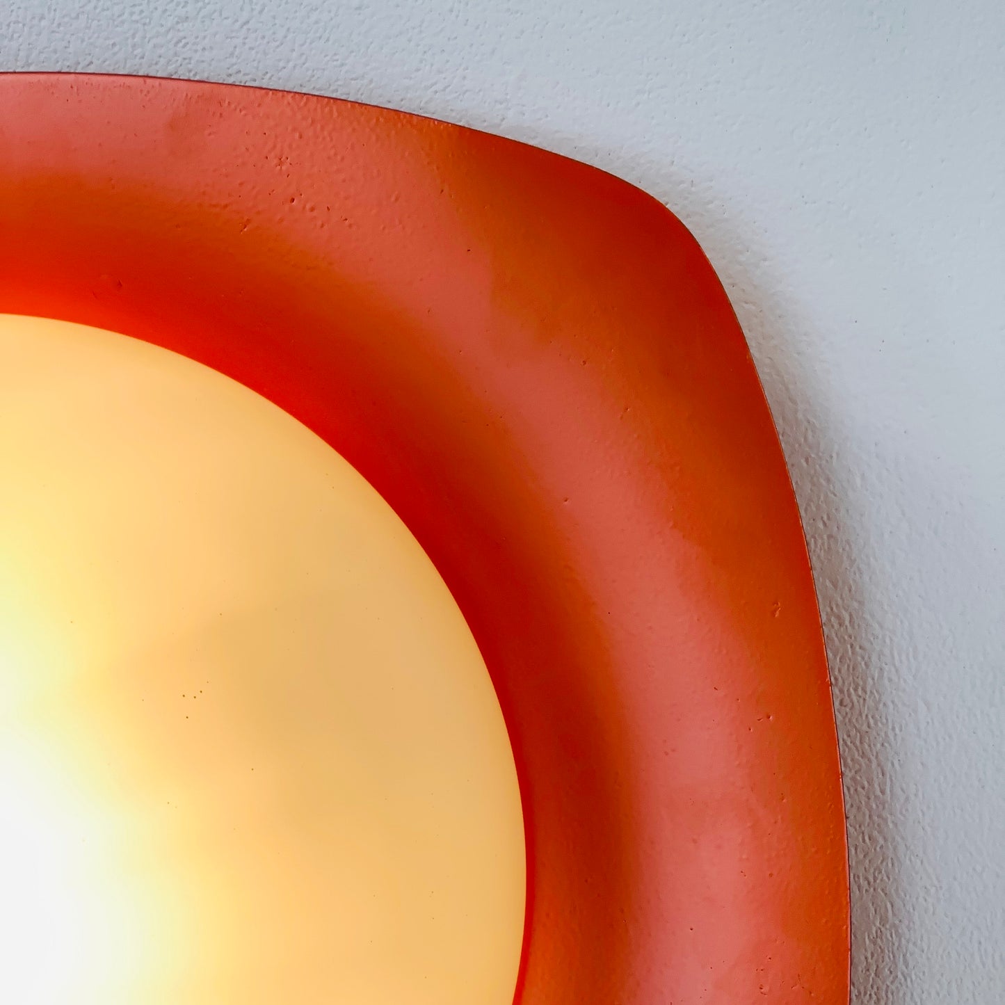 Large Space Age ceiling / wall lamp by Kaiser Leuchten, Germany, 1970s
