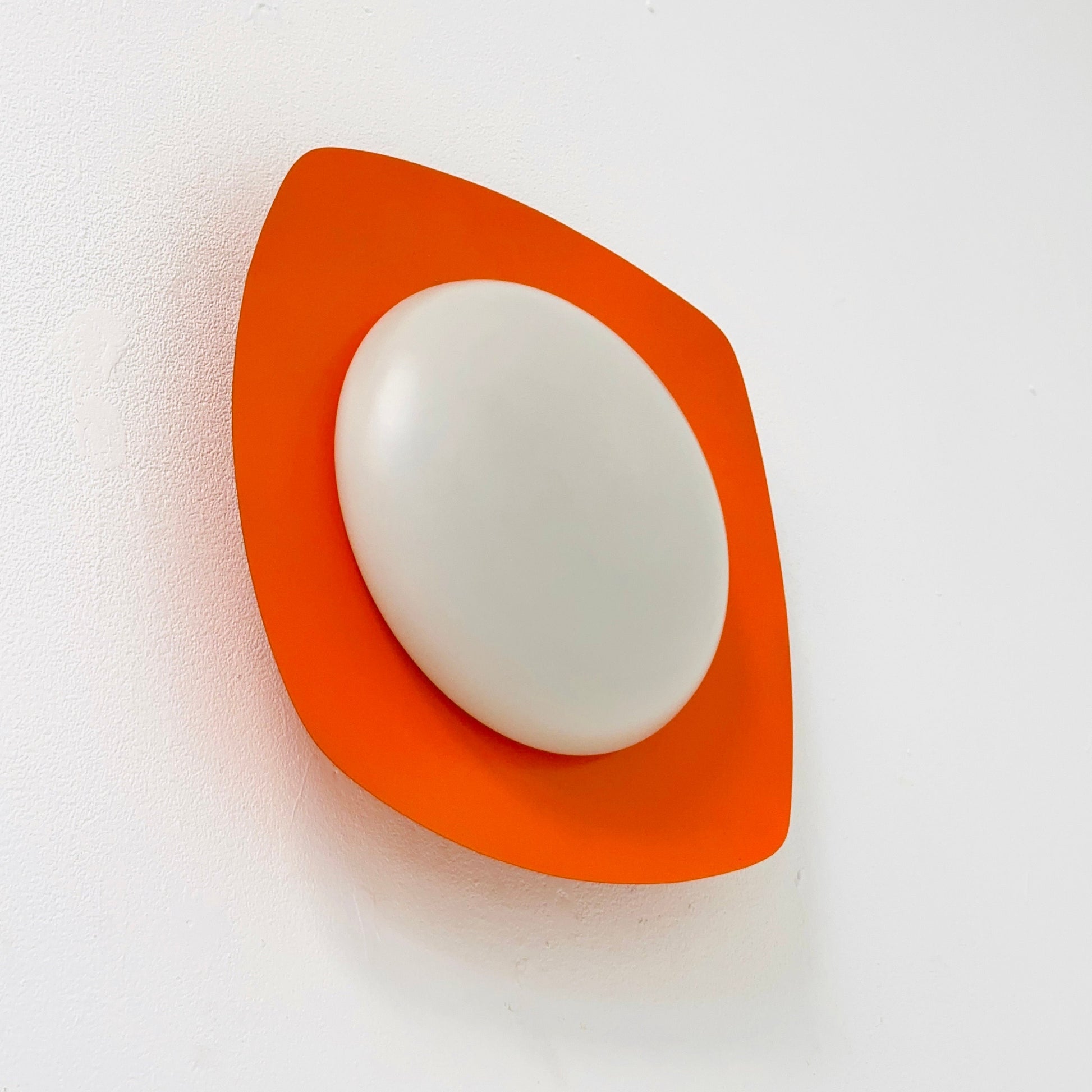 Large Space Age ceiling / wall lamp by Kaiser Leuchten, Germany, 1970s