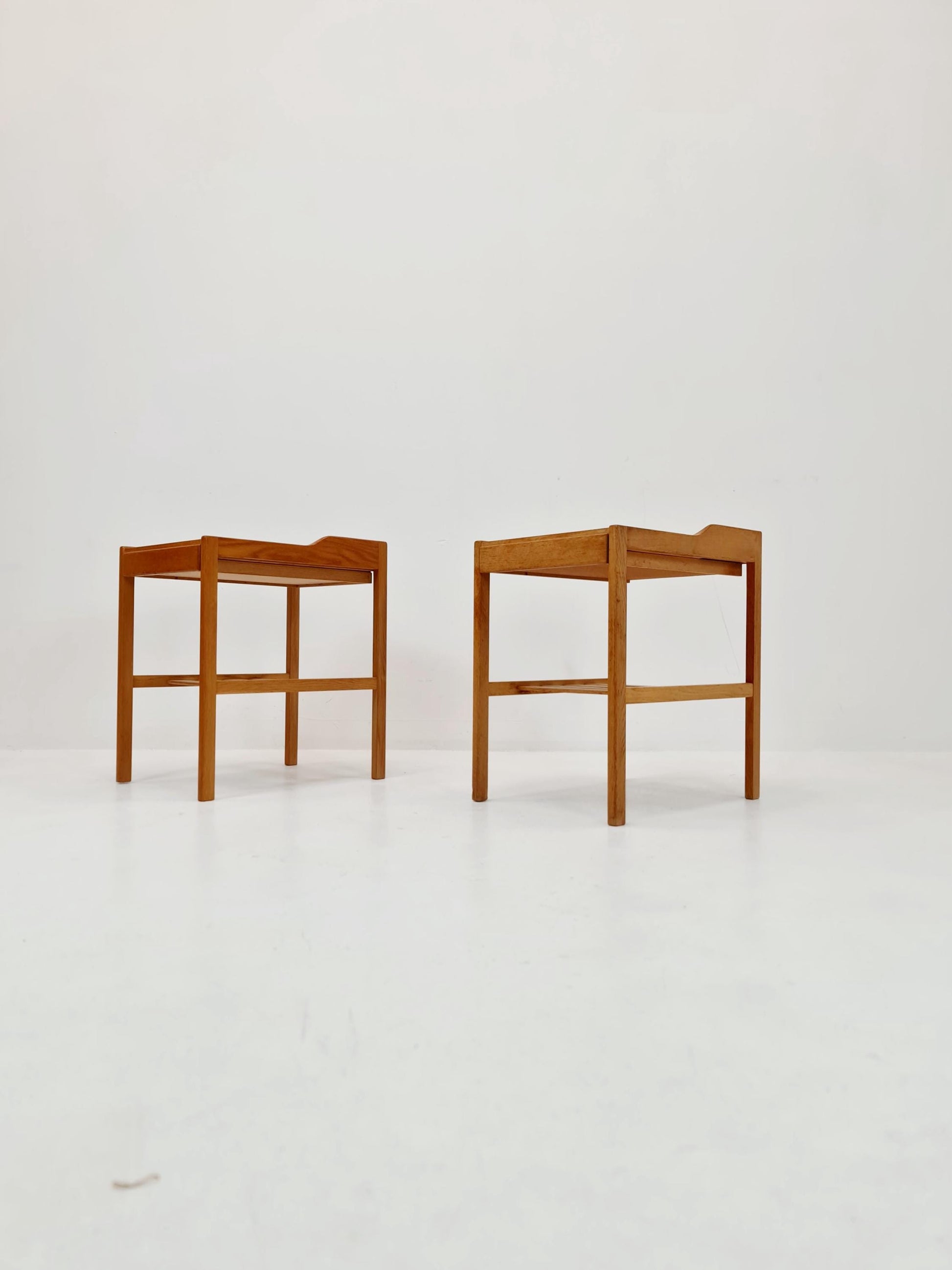 Swedish nightstands mid century design by Bertil Fridhagen for Bodafors ,1964 Set of 2