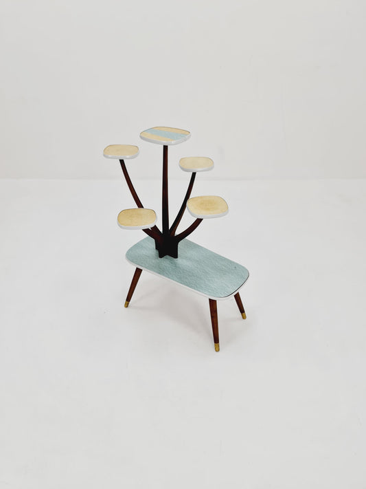 German Plant Stand, Vintage Mid-Century Minimalist Indoor flower table, 1960s