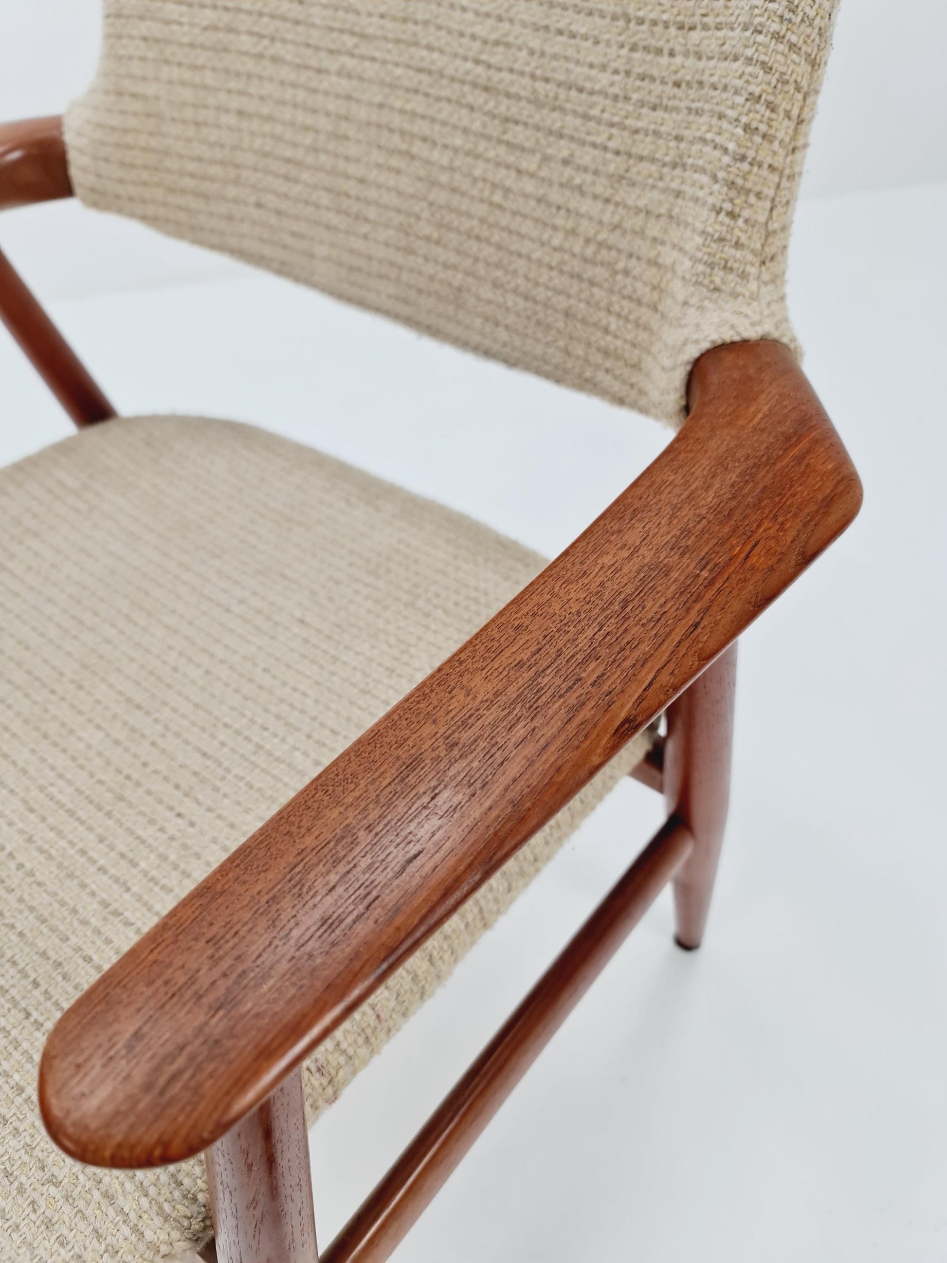 Mid century Danish Teak armchair by ERIK KIRKEGAARD for Glostrup from the 60s