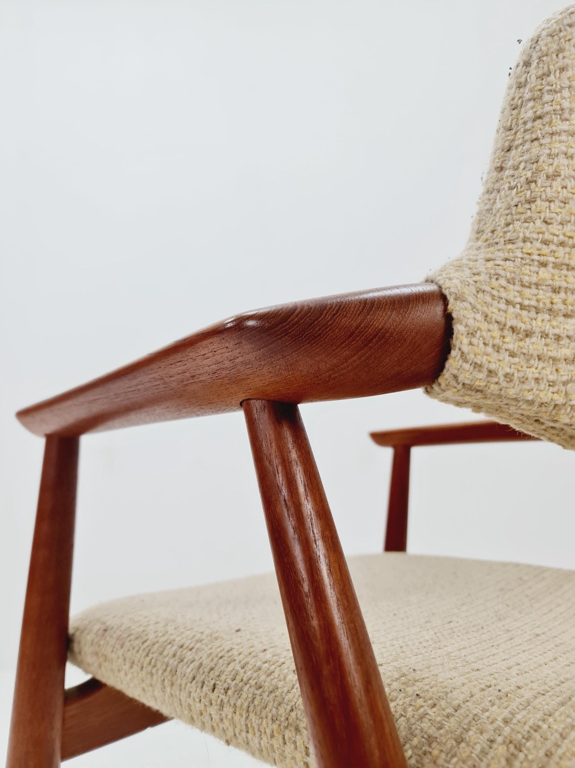 Mid century Danish Teak armchair by ERIK KIRKEGAARD for Glostrup from the 60s