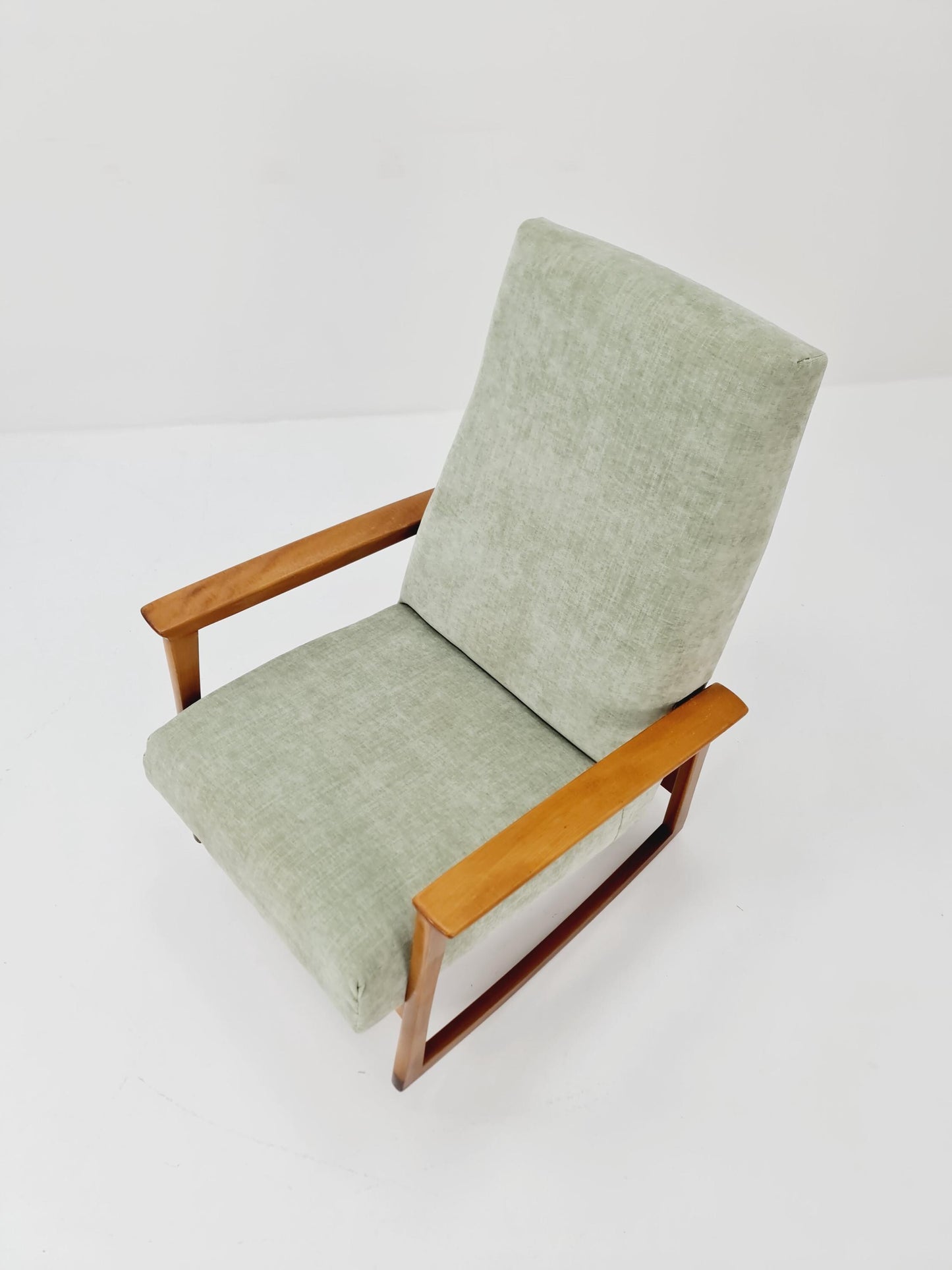 German Rocking Chair with foot Rest , 1950s