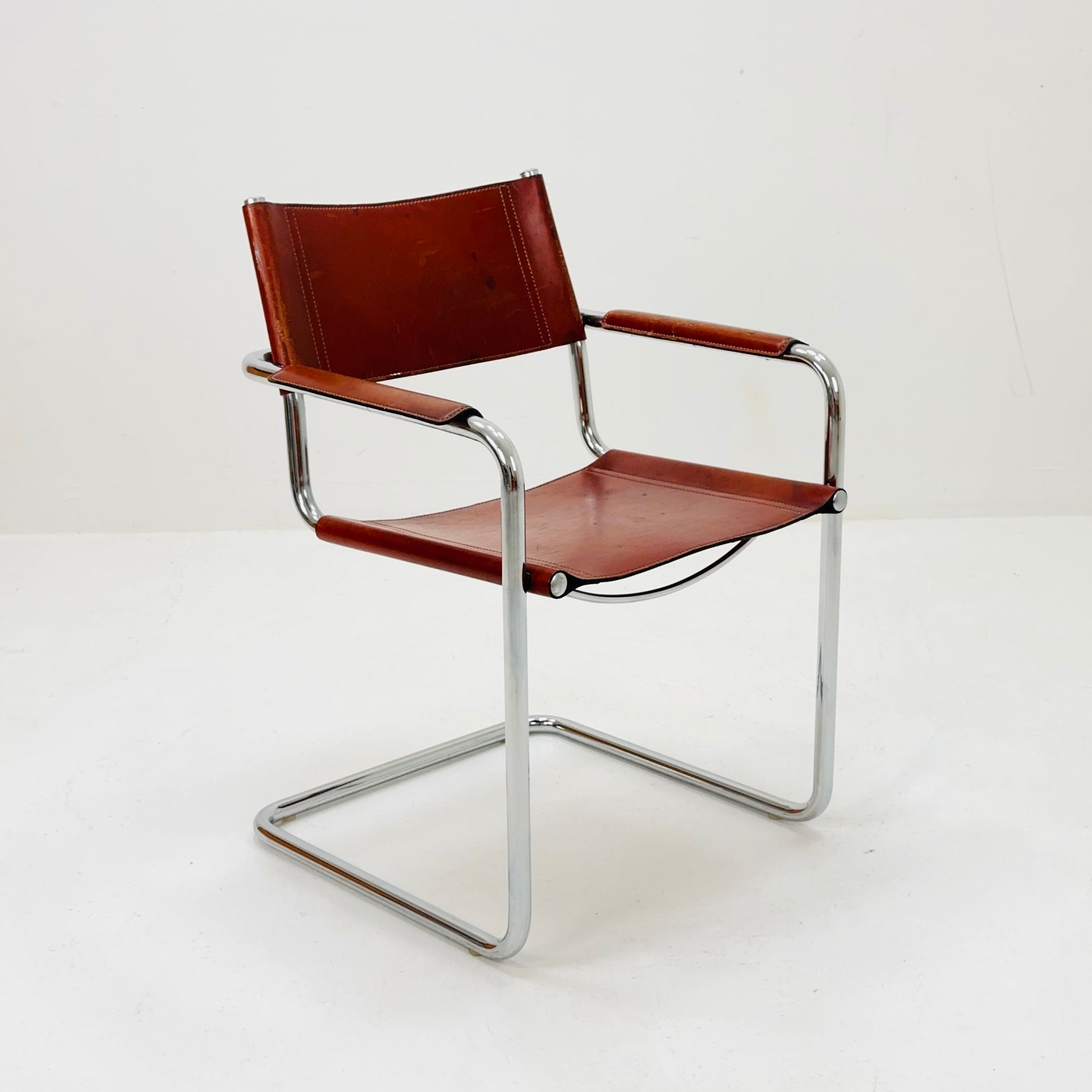 Model MG5 Centro Studi desk chair by Mart Stam & Marcel Breuer for Matteo Grassi, 1970s