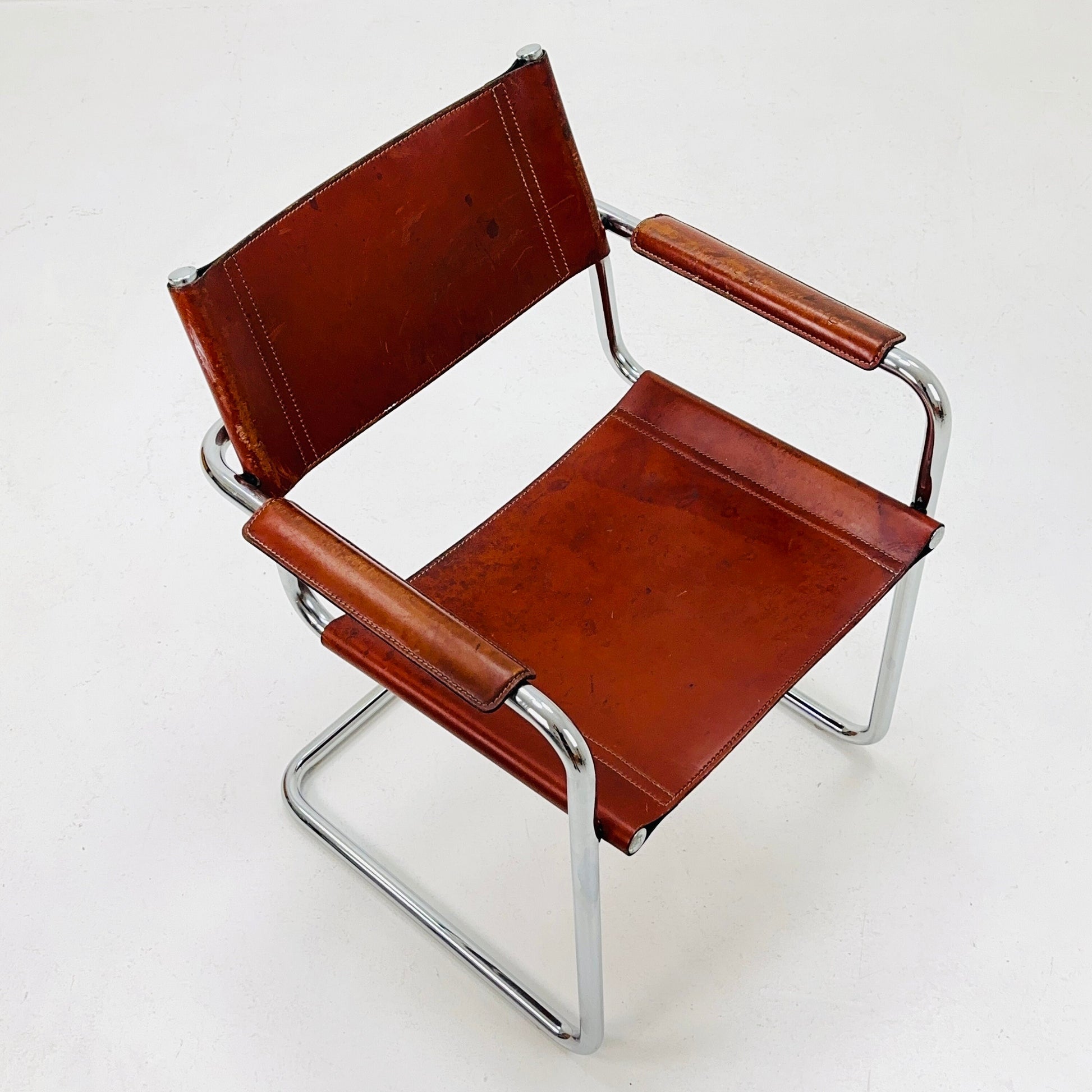 Model MG5 Centro Studi desk chair by Mart Stam & Marcel Breuer for Matteo Grassi, 1970s