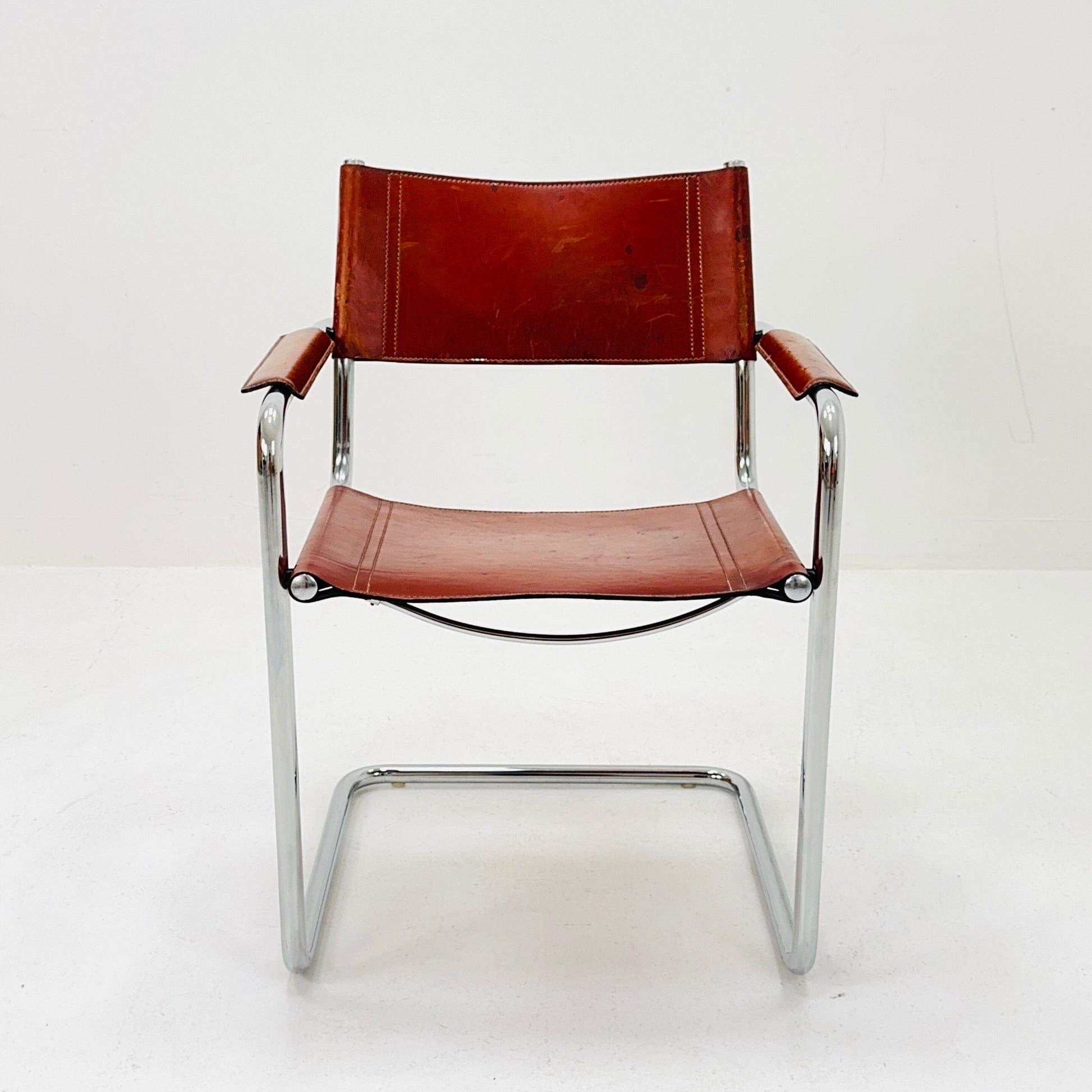 Model MG5 Centro Studi desk chair by Mart Stam & Marcel Breuer for Matteo Grassi, 1970s
