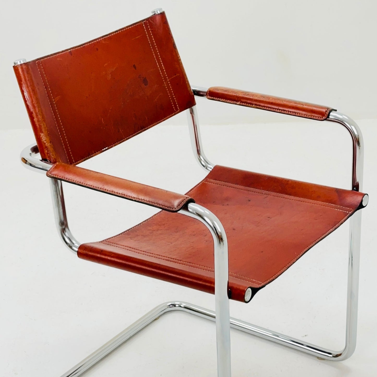 Model MG5 Centro Studi desk chair by Mart Stam & Marcel Breuer for Matteo Grassi, 1970s