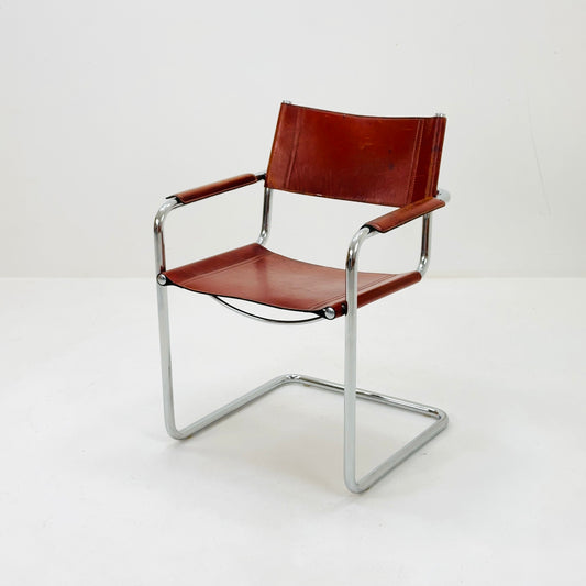 Model MG5 Centro Studi desk chair by Mart Stam & Marcel Breuer for Matteo Grassi, 1970s