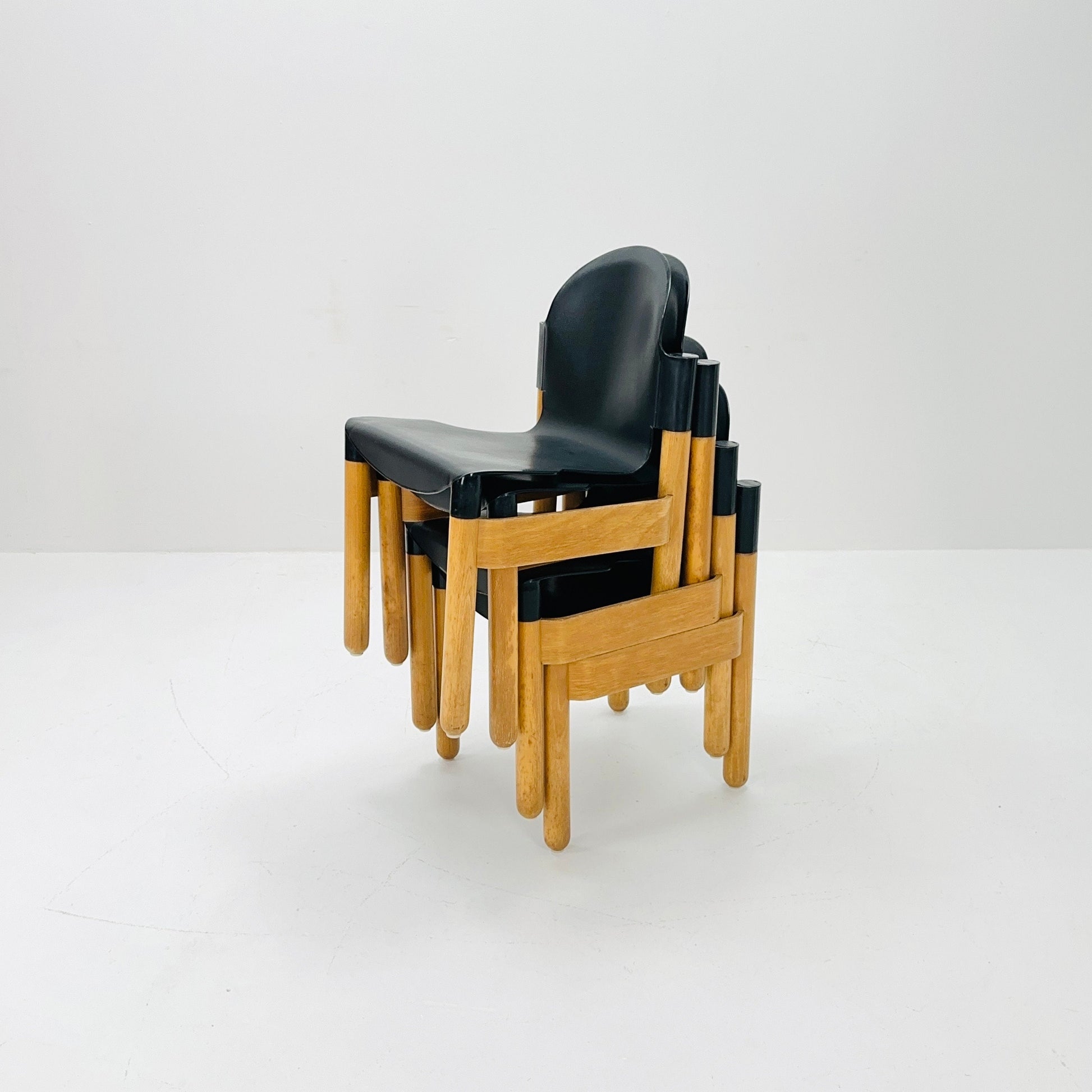 Set of 2 mid century chairs "Flex" by Gerd Lange for Thonet, 1970s